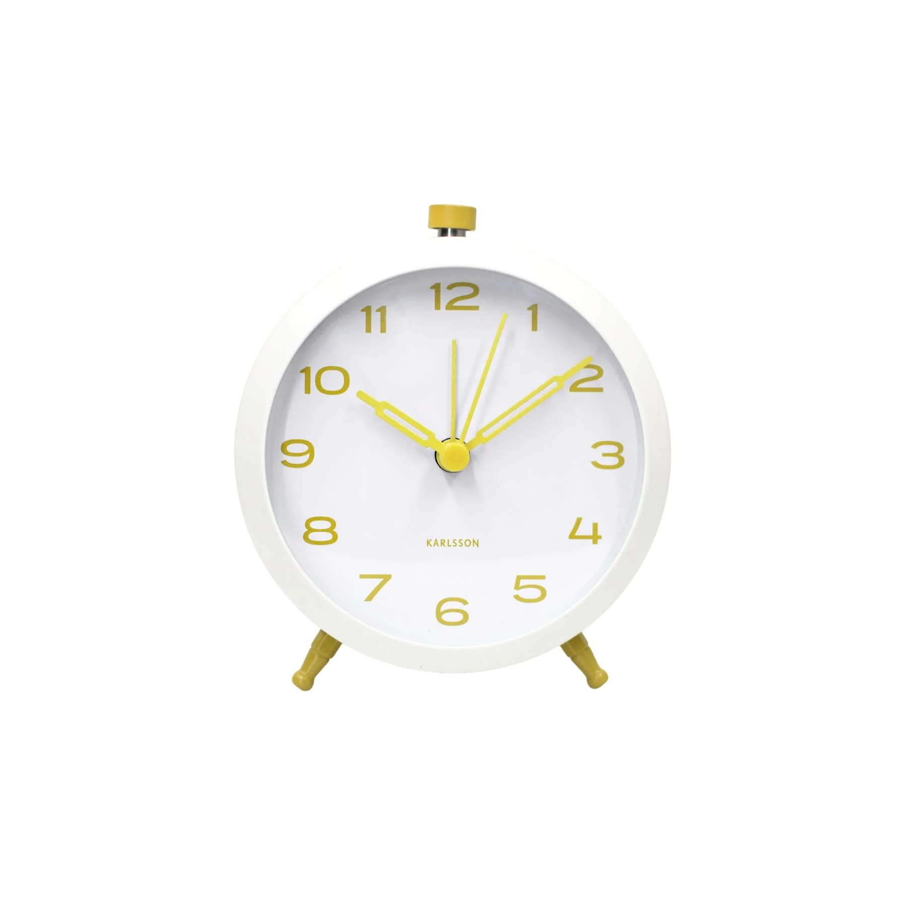 Karlsson Button Retro Analogue Alarm Clock - Image 13