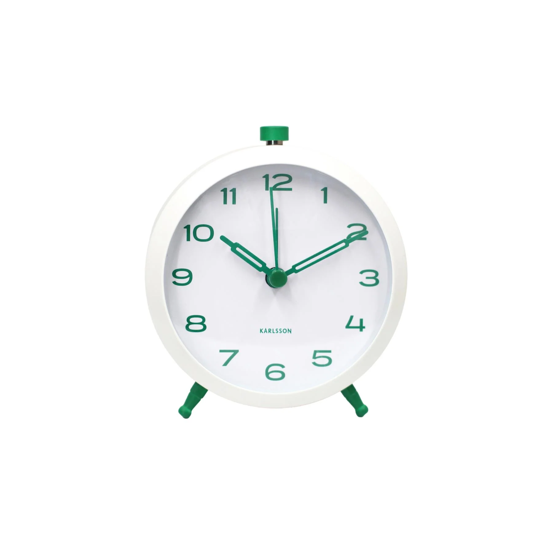 Karlsson Button Retro Analogue Alarm Clock - Image 4