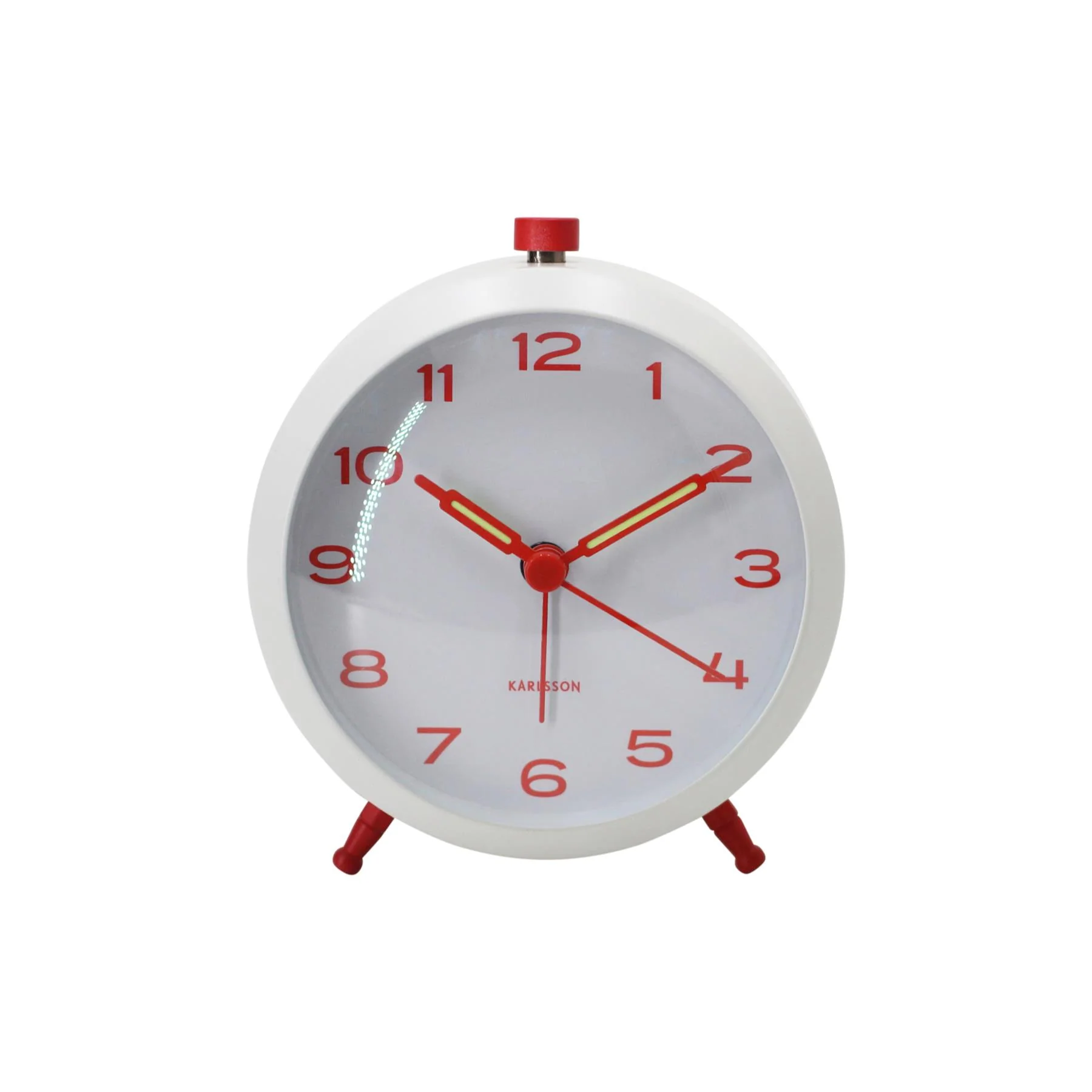 Karlsson Button Retro Analogue Alarm Clock - Image 6