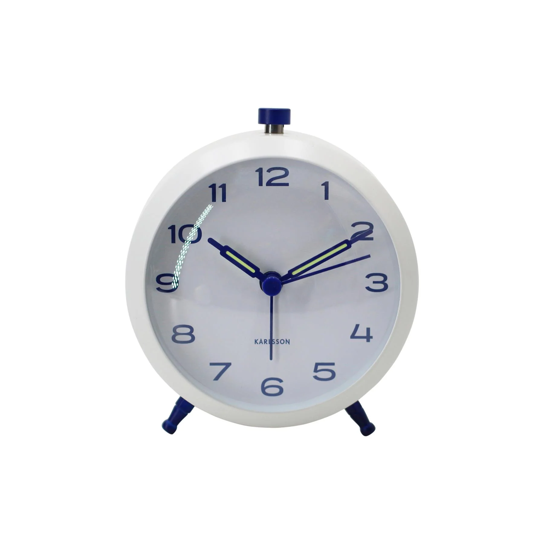 Karlsson Button Retro Analogue Alarm Clock - Image 9