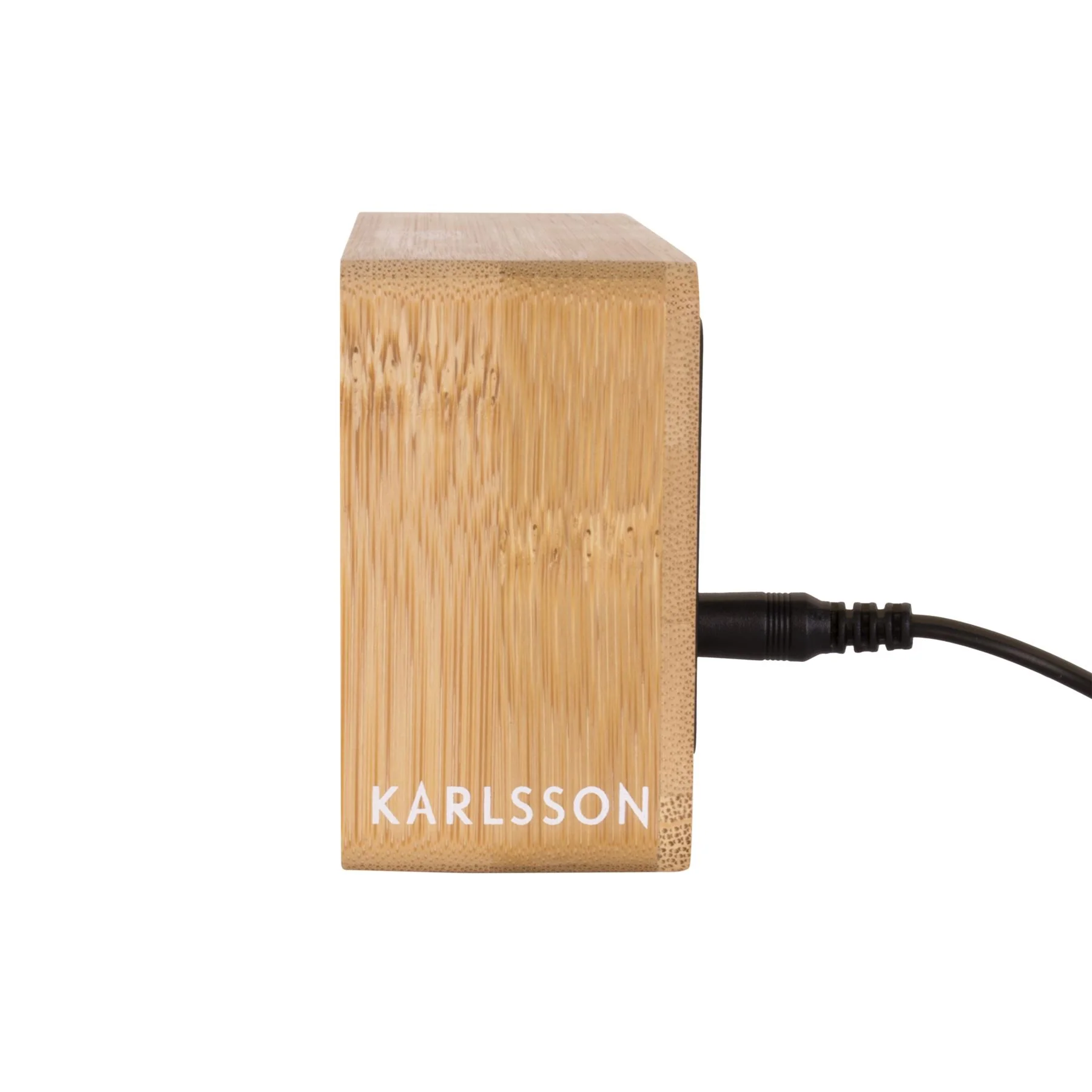 Karlsson Tube Bamboo Alarm Clock - Image 3