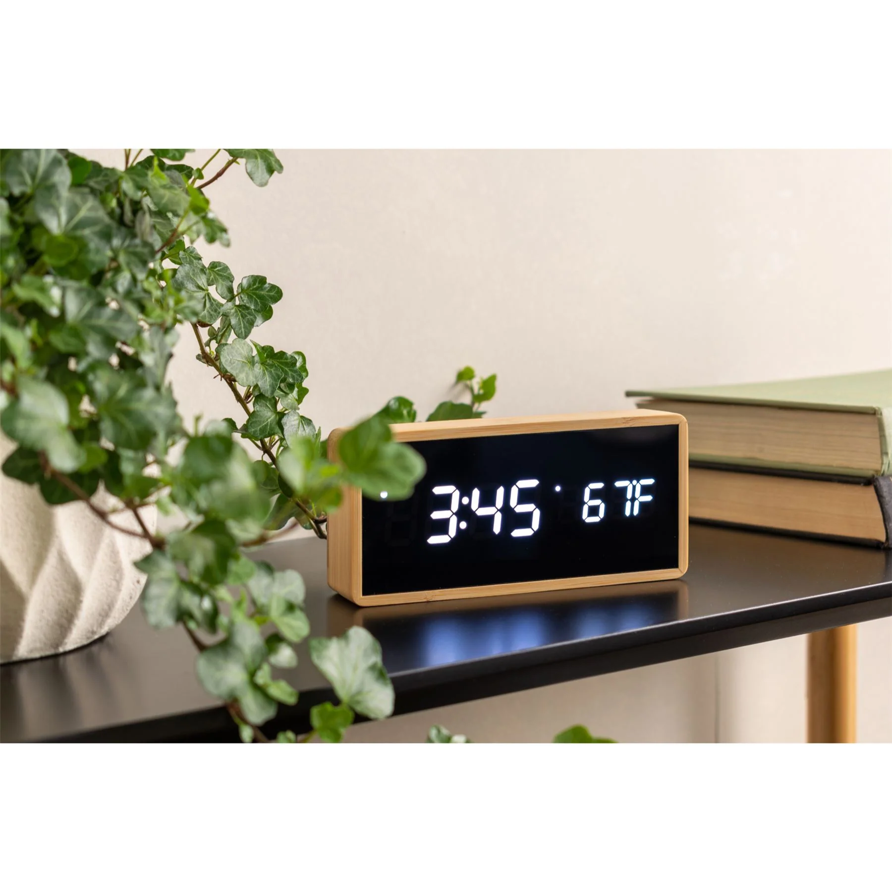 Karlsson Tube Bamboo Alarm Clock - Image 5