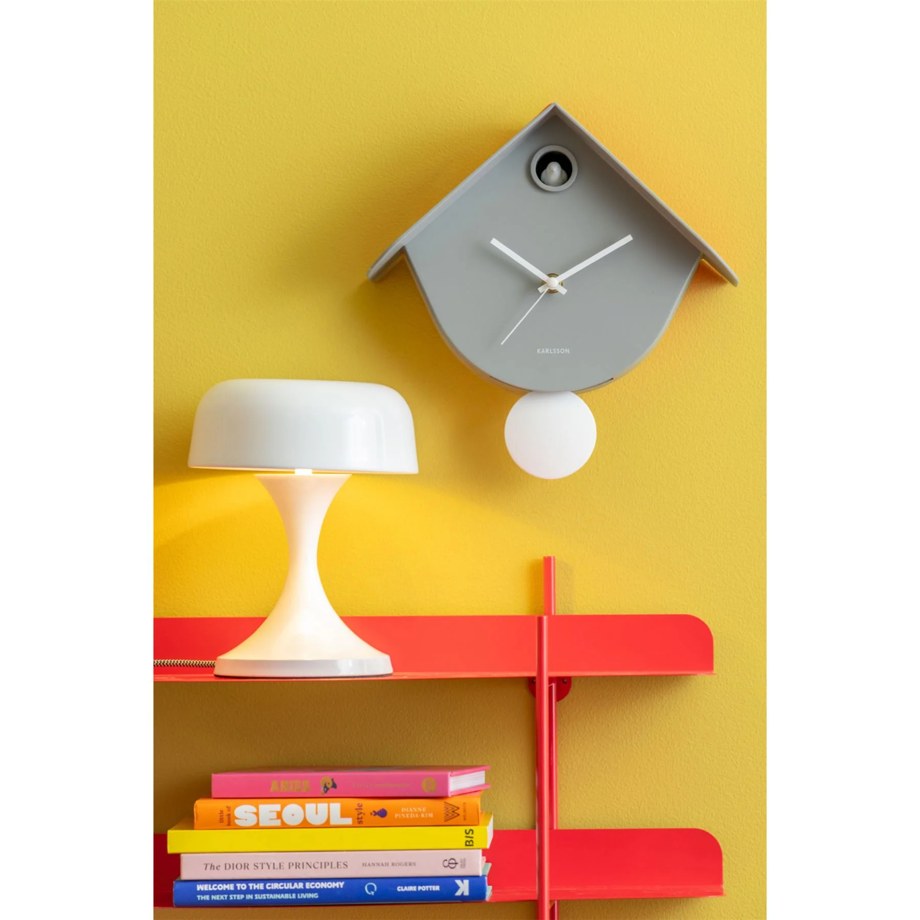 Karlsson Wall Clock Cool Retro Cuckoo - Image 6