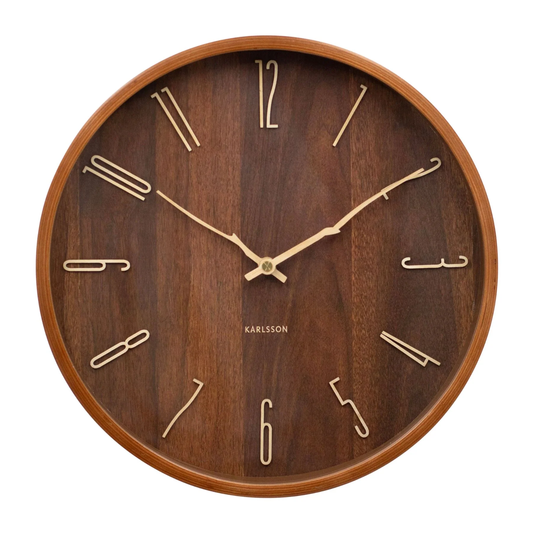 Karlsson Wooden Silent Wall Clock Rama - Image 2