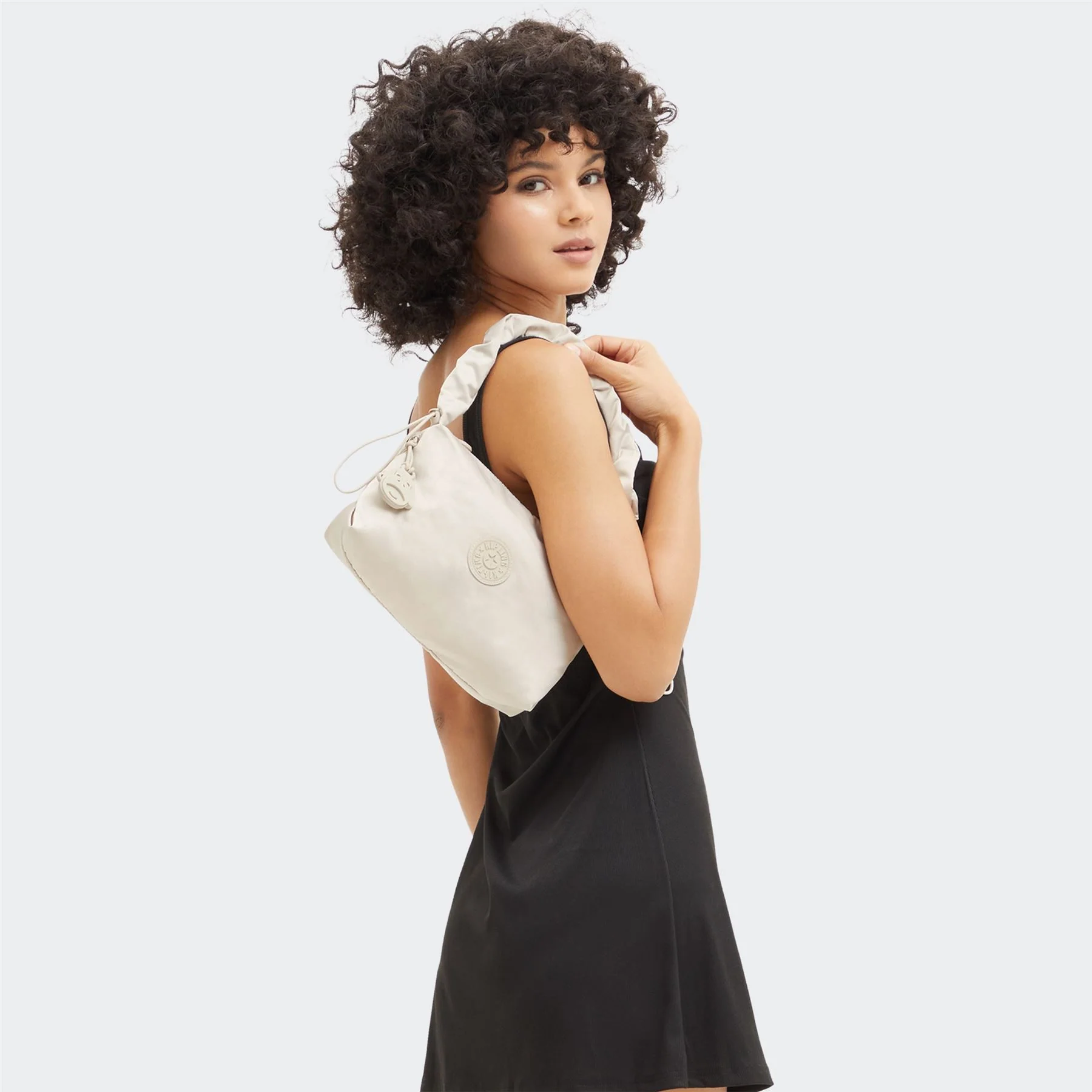 Kipling Eleni Simply Ruffle Strap Shoulder Handbag - Image 15