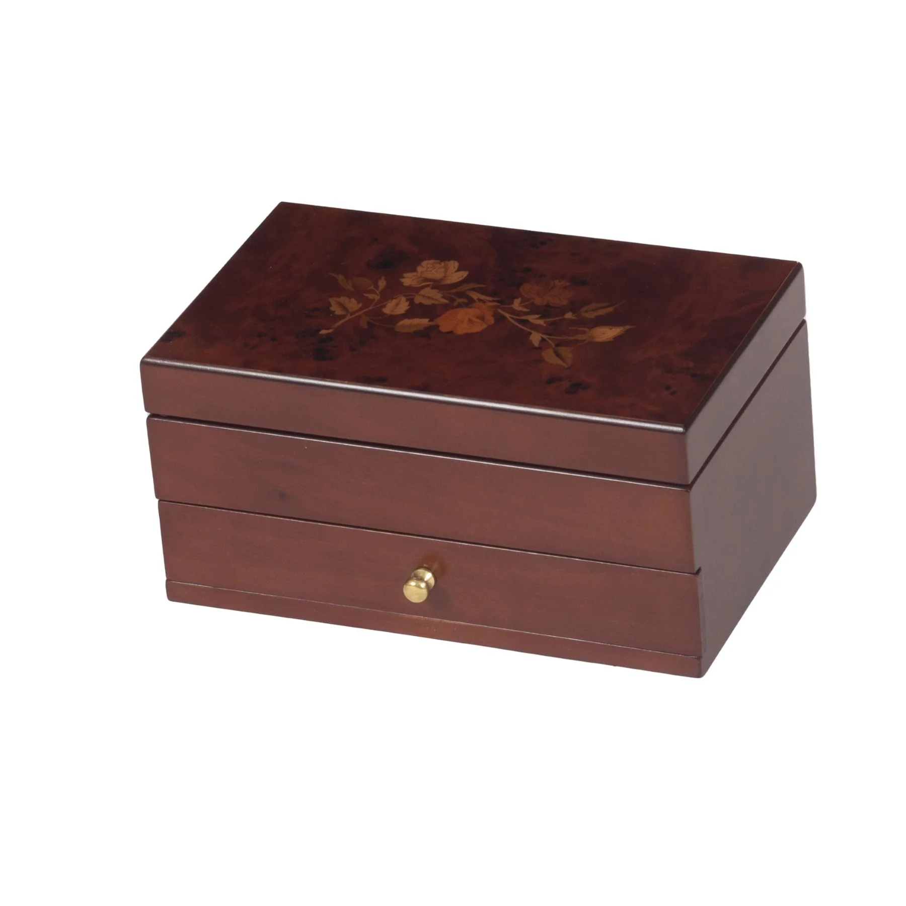Mele & Co Claudia Jewellery Box With Rose Decal Wooden Jewel Cases - Image 2