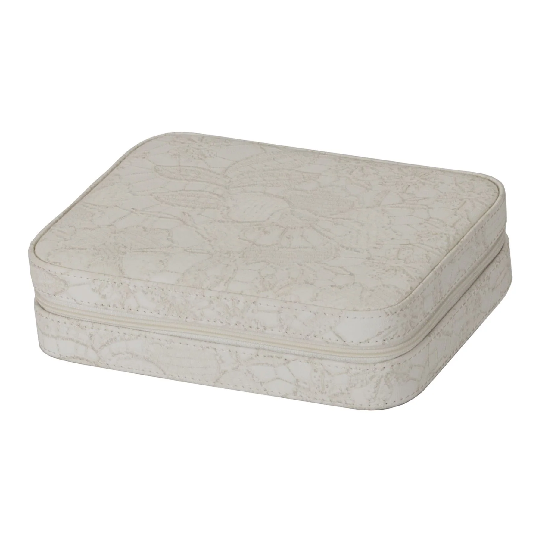 Mele & Co Floral Stitched Zip Around Travel Jewel Case - Image 3