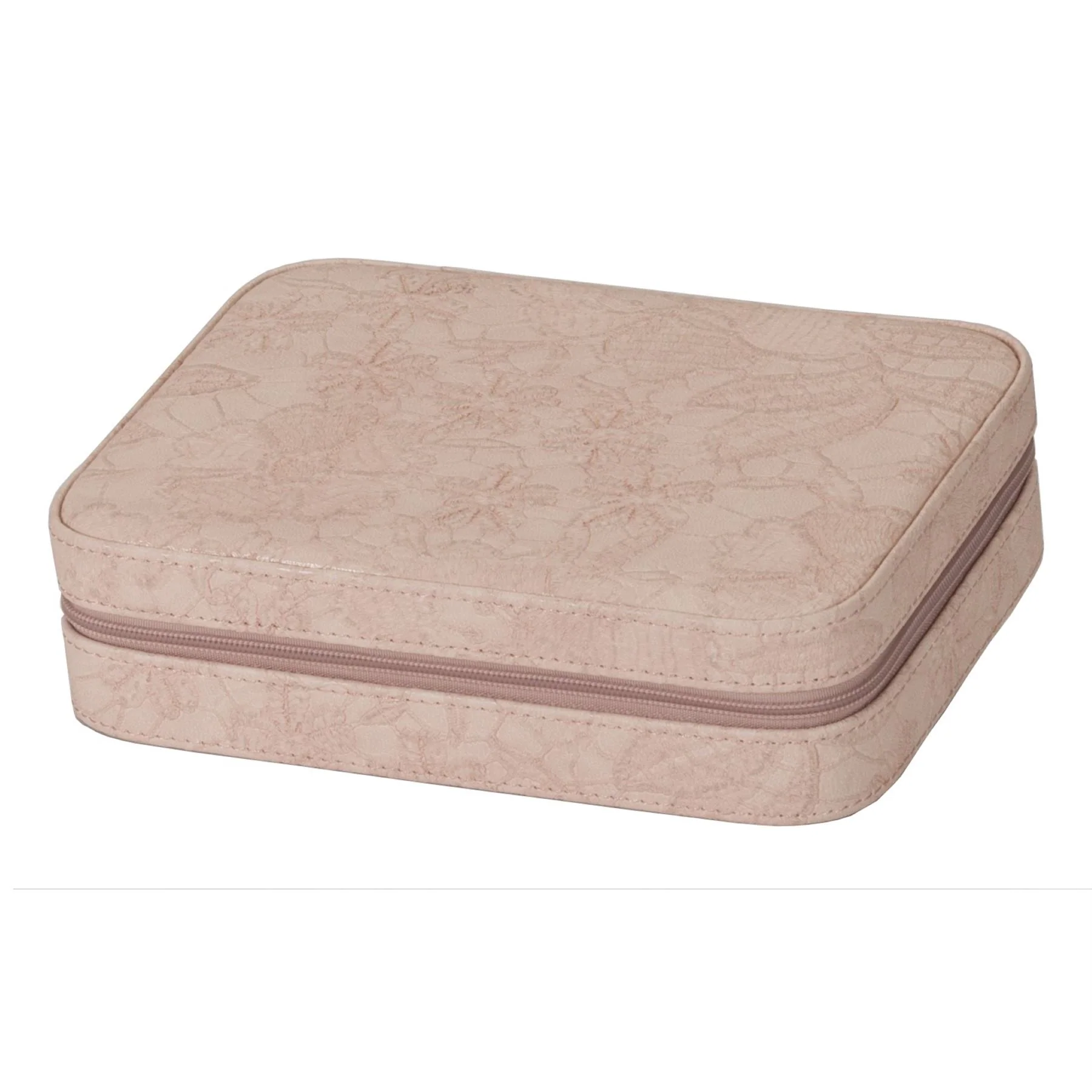 Mele & Co Floral Stitched Zip Around Travel Jewel Case - Image 5