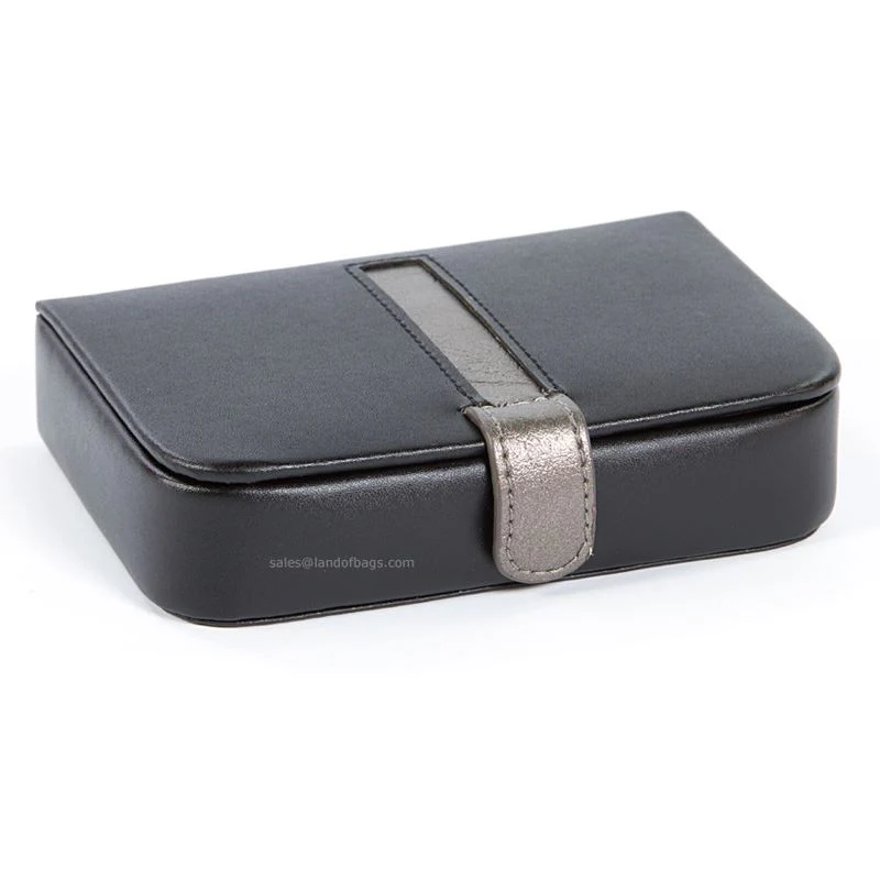 Mele & Co Gent's Cufflink & Tie Pin Holder Traveller Box - Image 2