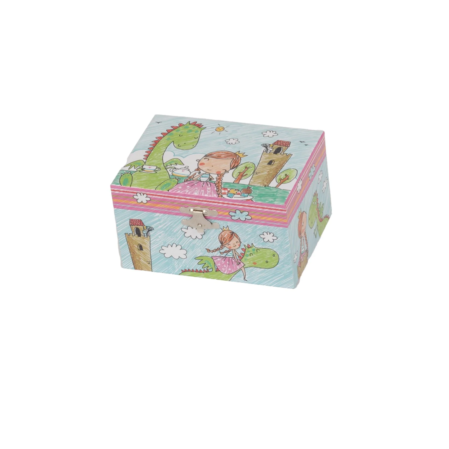Mele & Co Green Dragon Children's Musical Jewel Case - Image 3