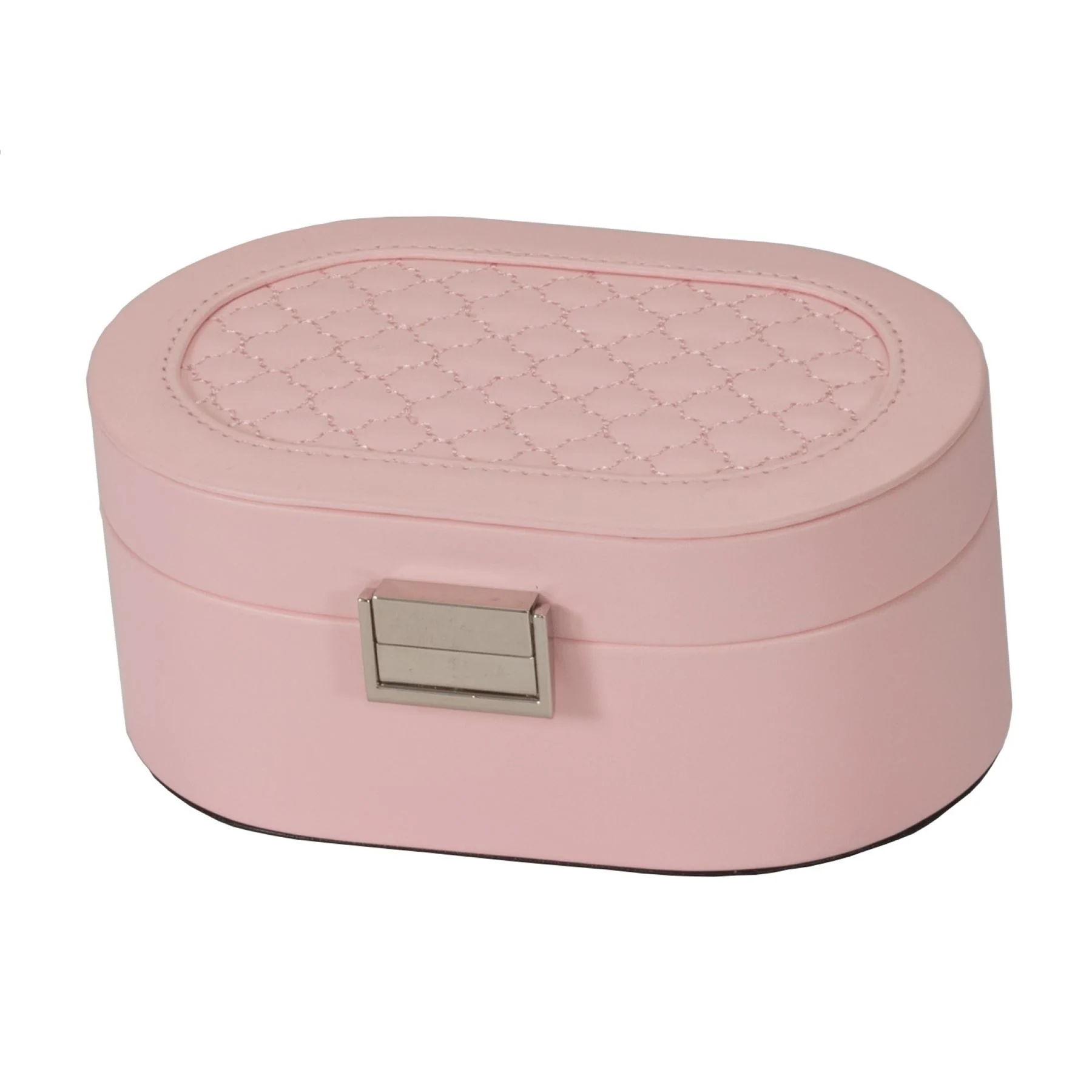 Mele & Co Jewellery Box Fashion Cross Stitch Jewel Case - Image 3