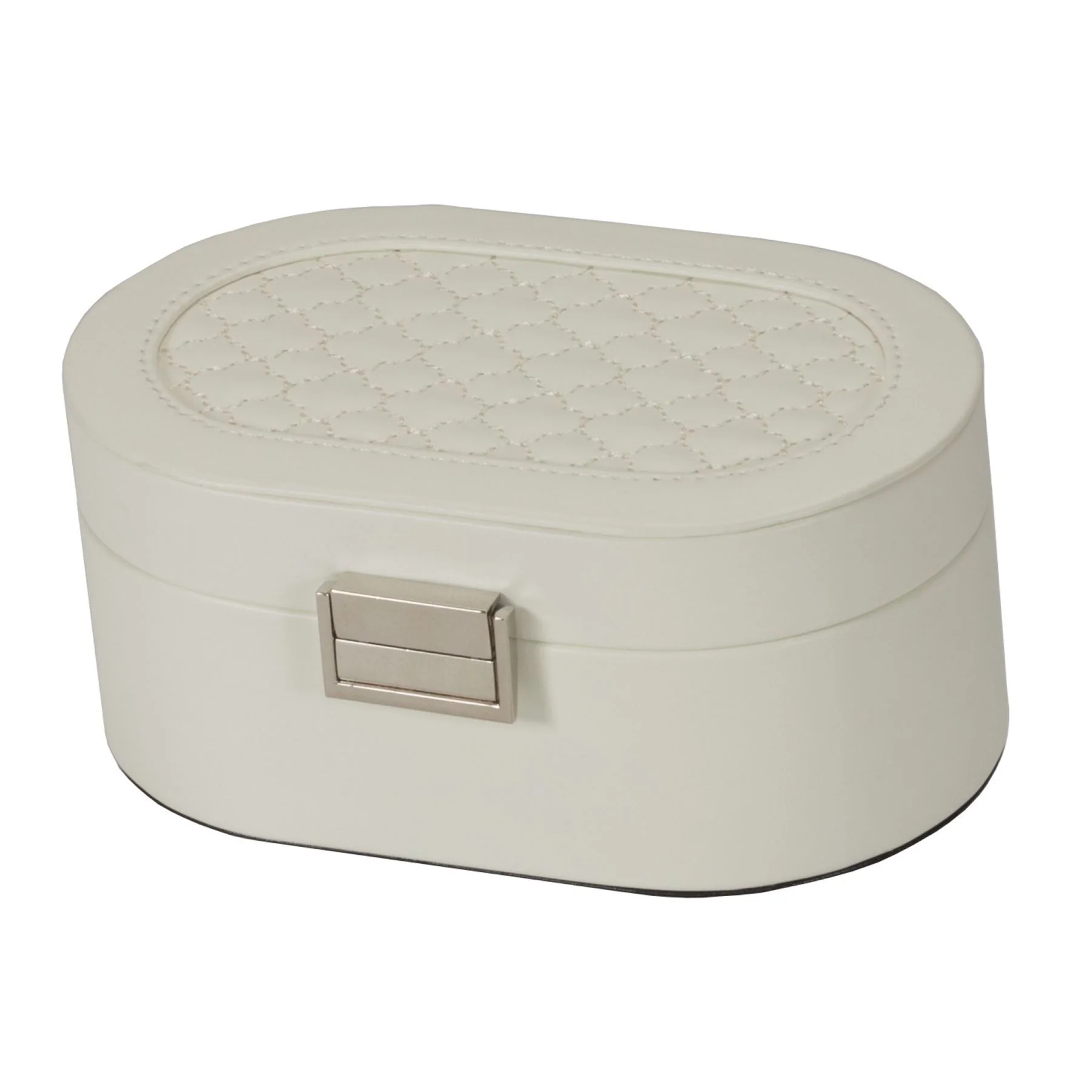 Mele & Co Jewellery Box Fashion Cross Stitch Jewel Case - Image 5