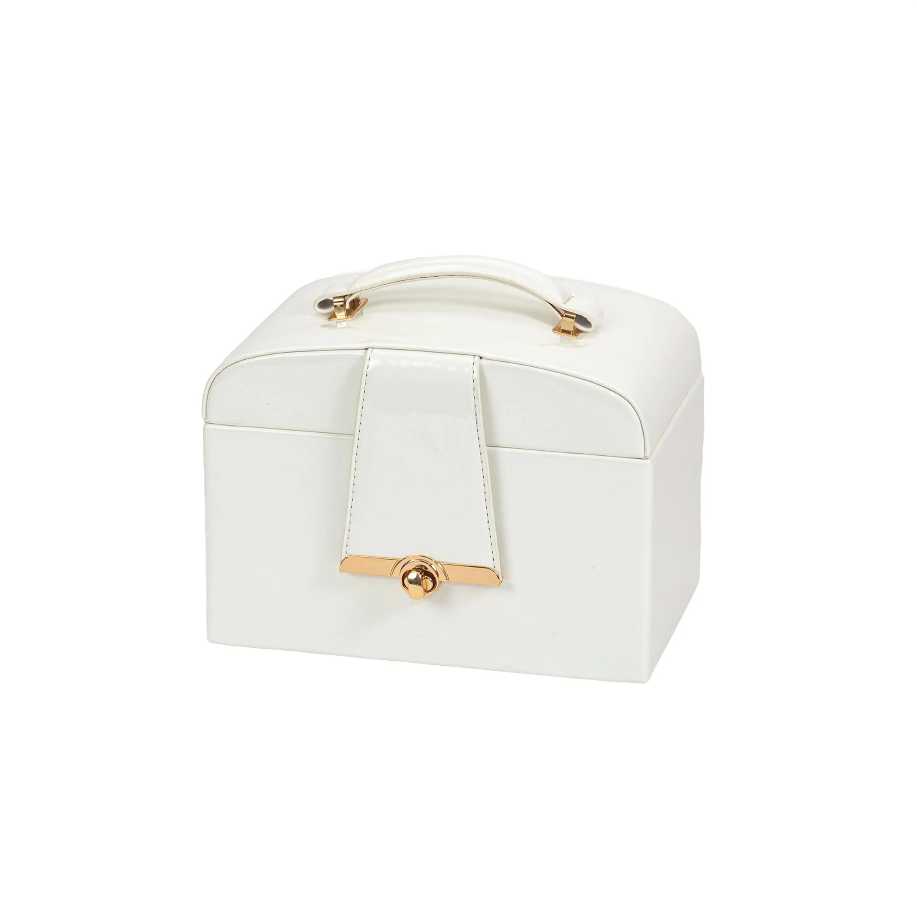 Mele & Co Jewellery Box Patent Finish Dome-Topped Jewel Case - Image 3