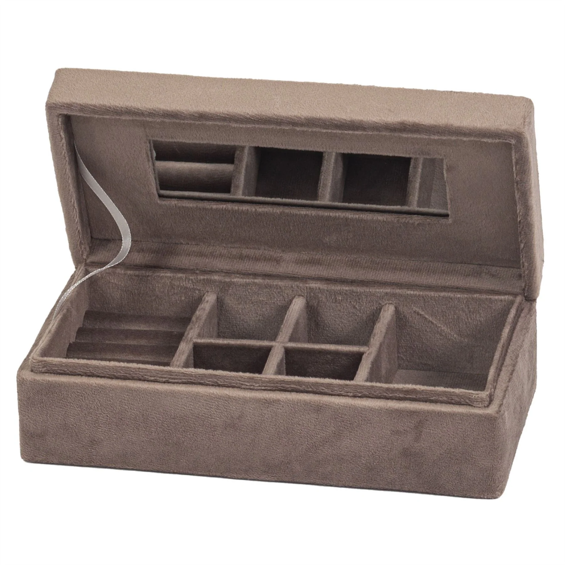 Mele & Co Jewellery Box Rectangular Velveteen Jewel Case - Image 2