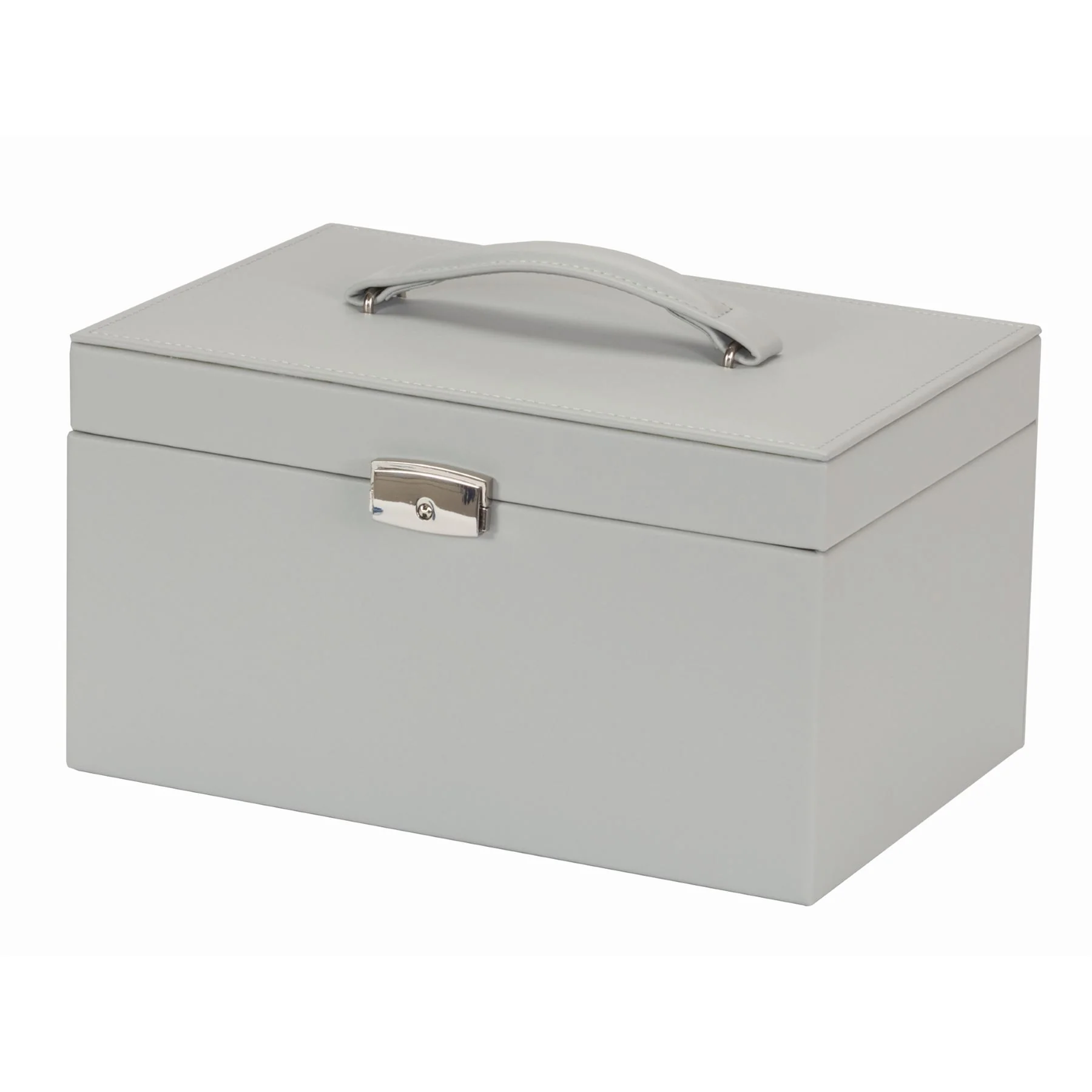 Mele & Co Jewellery Case With Lift-Out Tray, Top Carry Handle & Lockable Jewel Case - Image 13