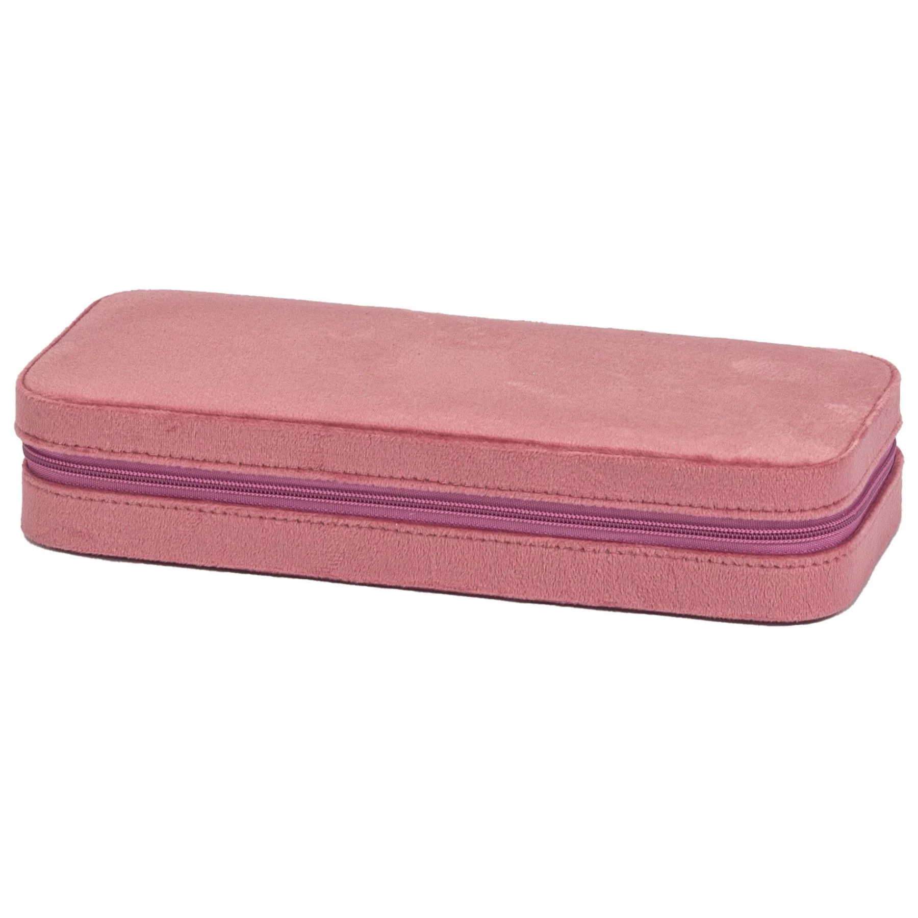 Mele & Co Jewellery Velveteen Travel Zipped Jewel Case - Image 3