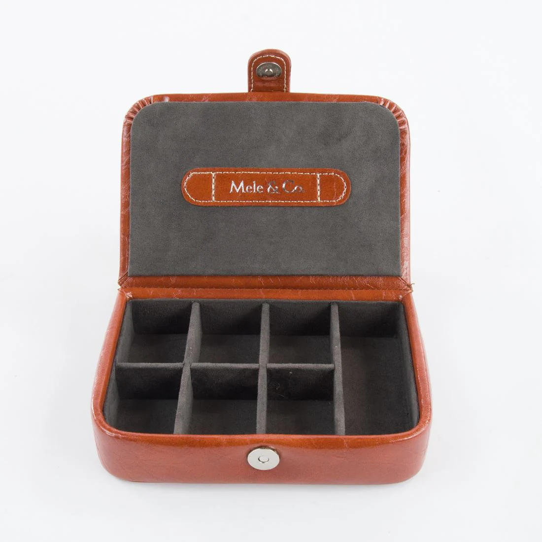 Mele & Co Mason Raffles Gent's Cufflink & Tie Pin Travel Organiser Jewellery Case - Image 3