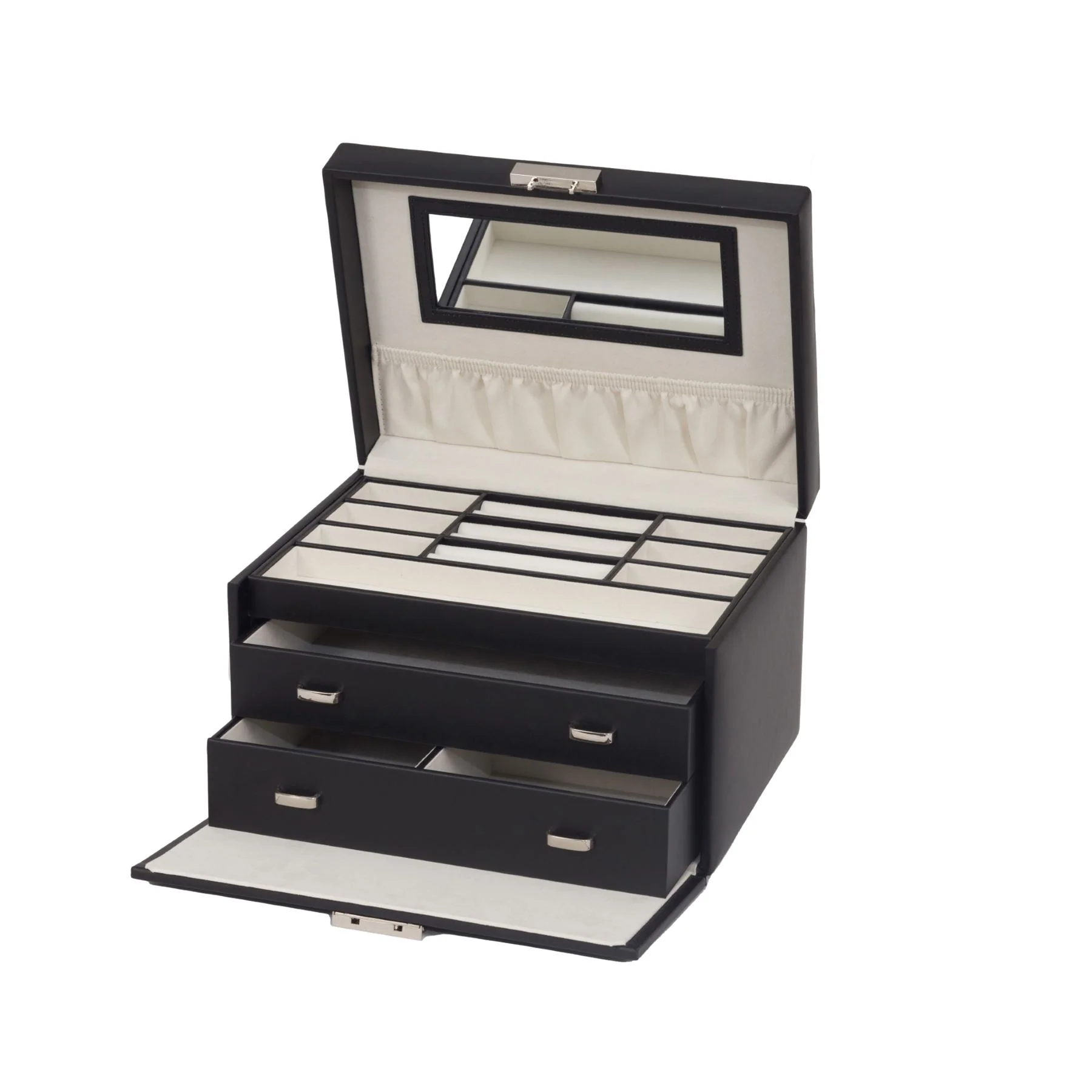 Mele & Co Portable Jewellery Box With Drop Down Front Jewel Case - Image 2