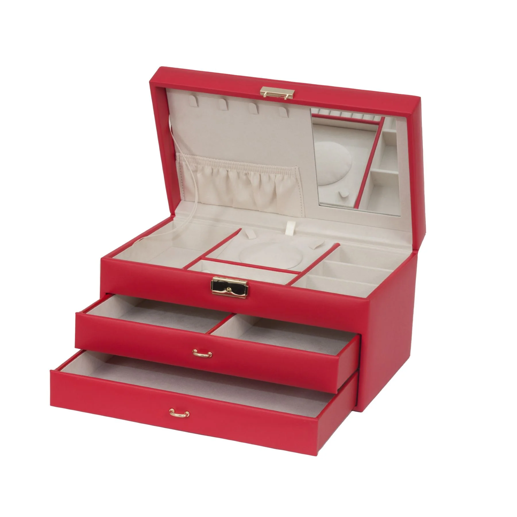 Mele & Co Rectangular Jewellery Box With 2 Drawers Jewel Case - Image 2