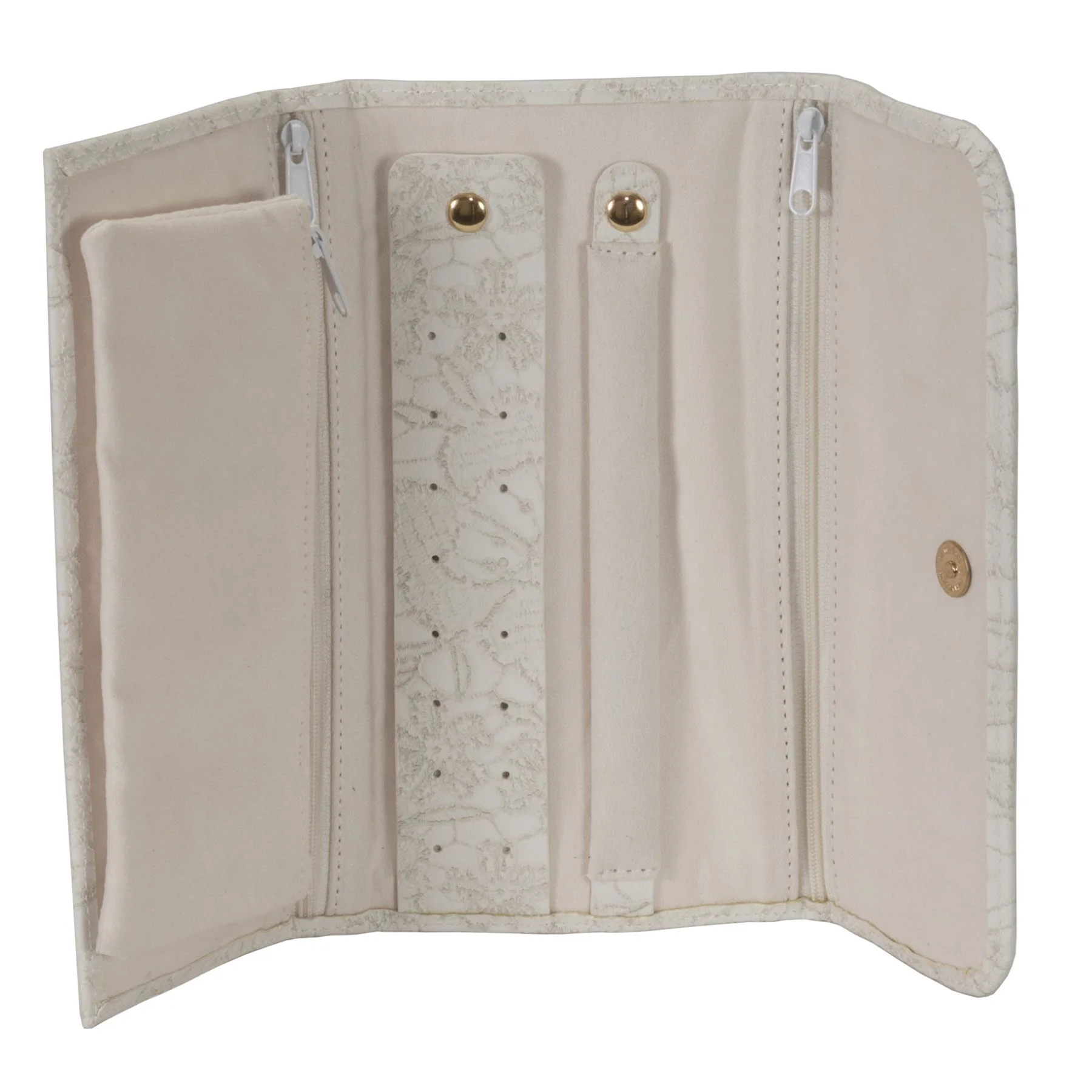 Mele & Co Travel Floral Stitch Travel Jewel Roll - Image 7