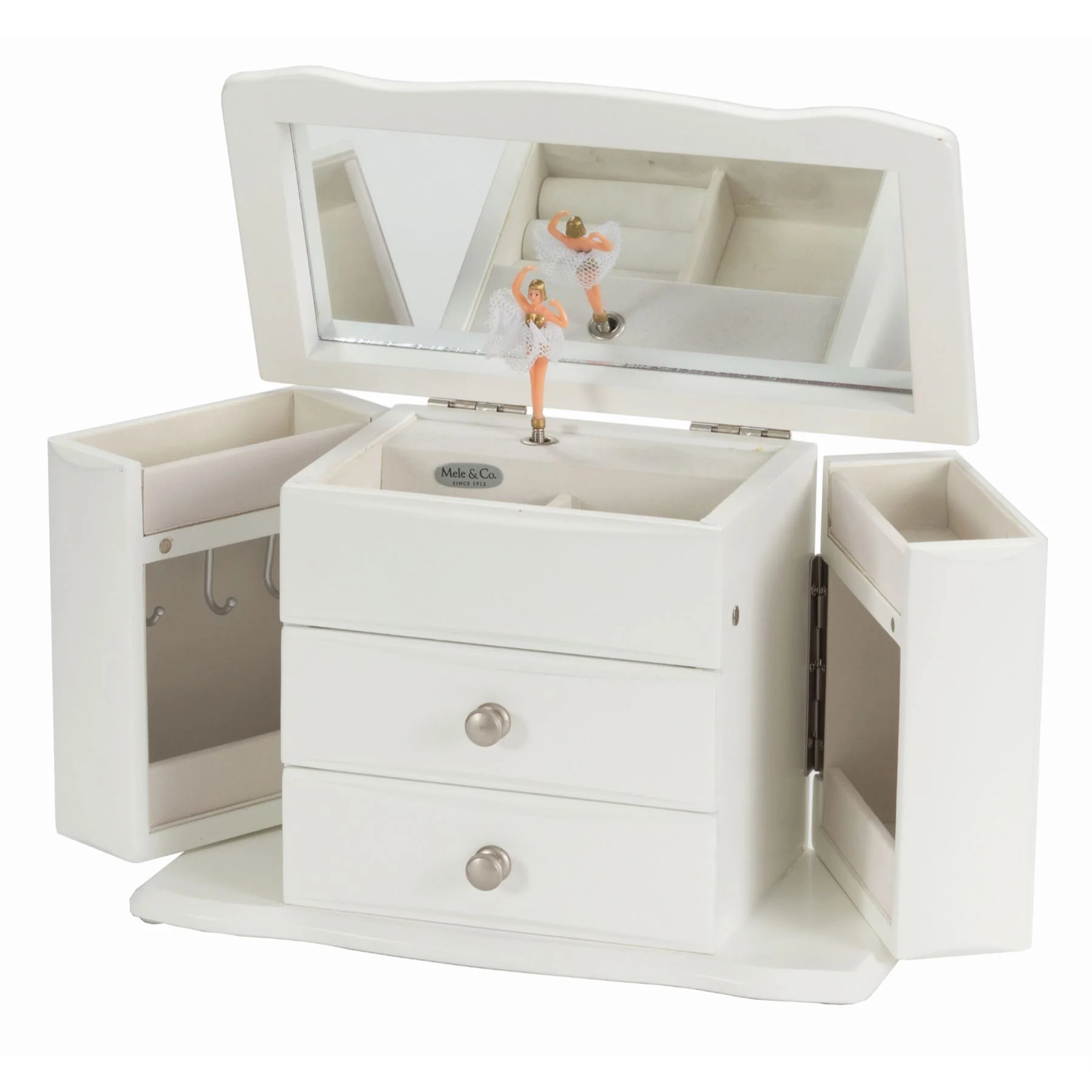 Mele & Co Wooden Musical Ballerina Dancing Jewel Case - Image 4