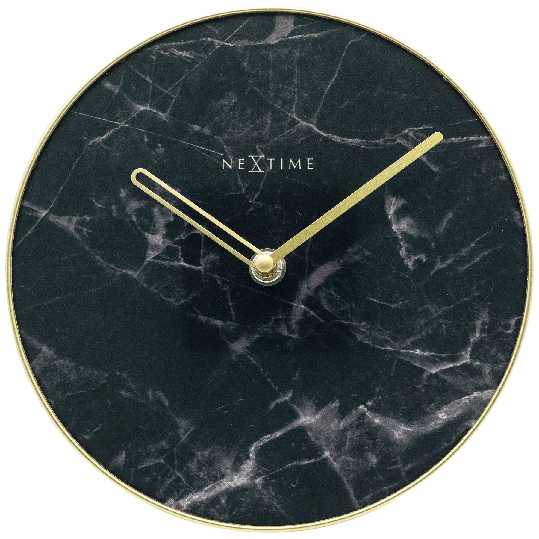 NeXtime Glass Marble Effect 20cm Table / Desk Clock - Image 10