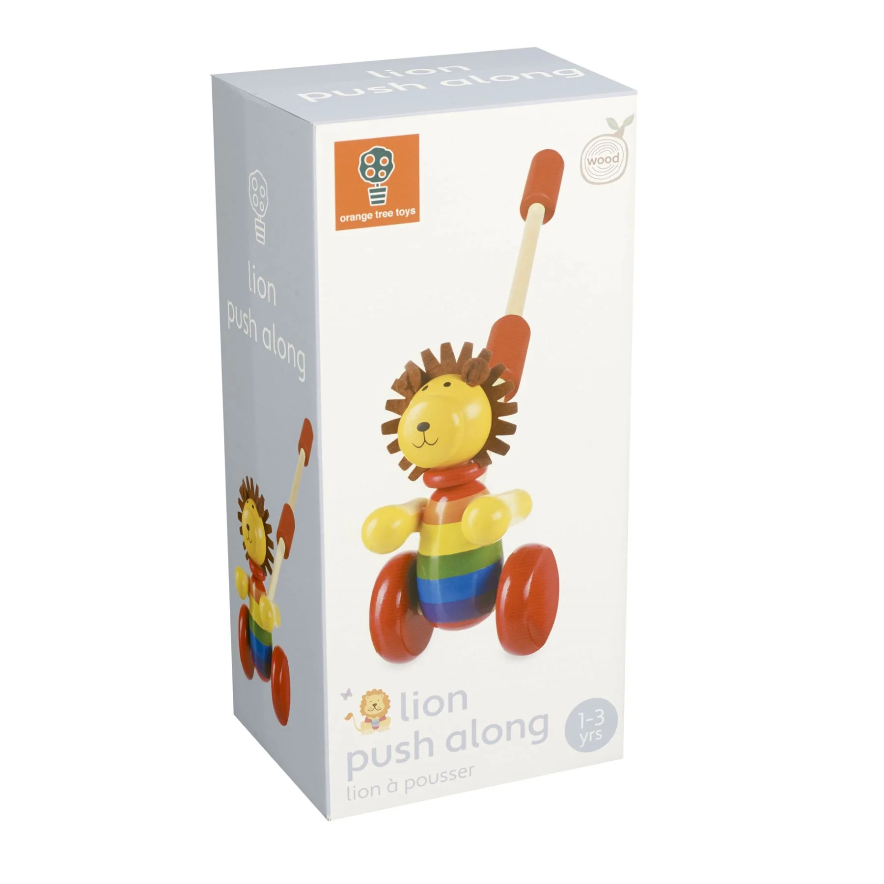Orange Tree Toys Boxed Lion Push Along - Image 9