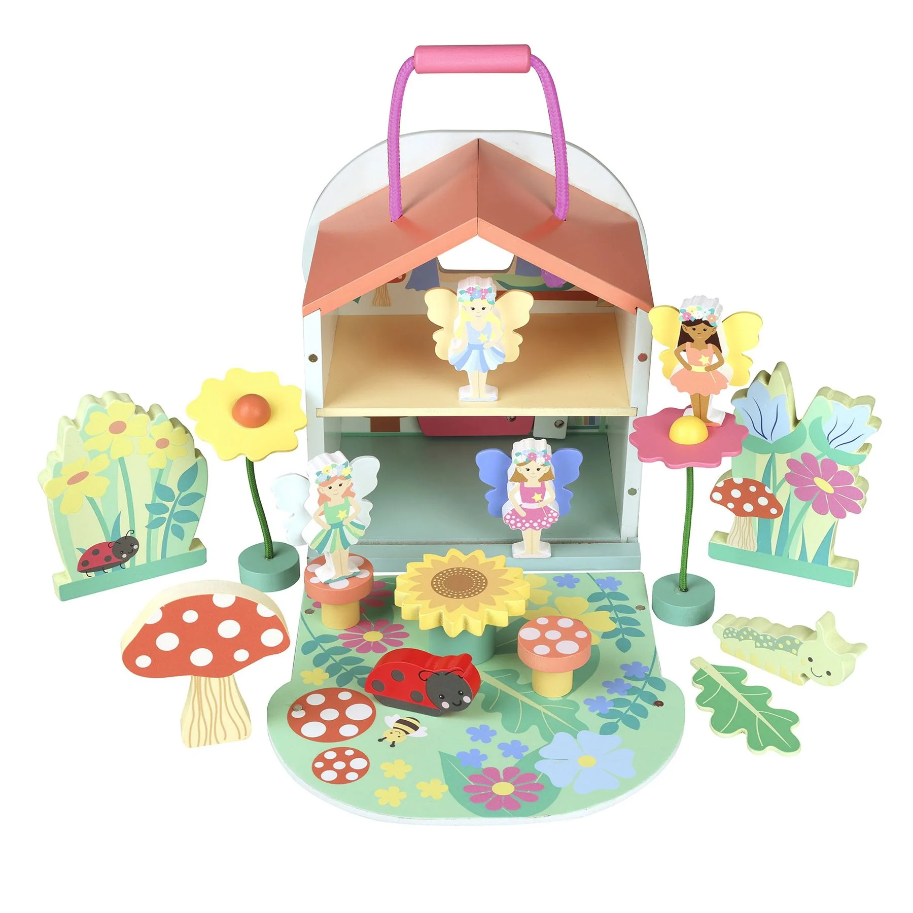 Orange Tree Toys Fairy House Wooden Play Set - Image 6