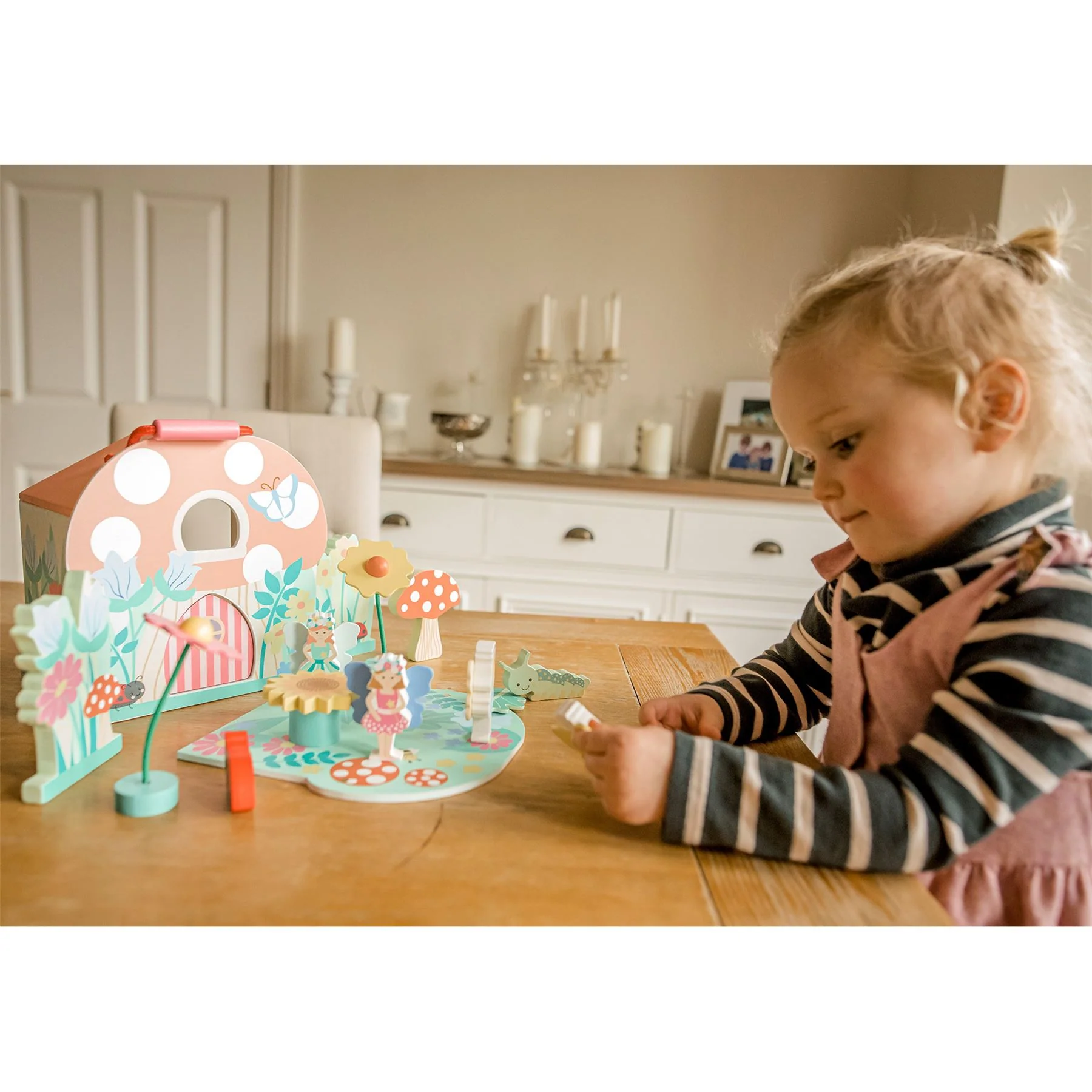 Orange Tree Toys Fairy House Wooden Play Set - Image 7