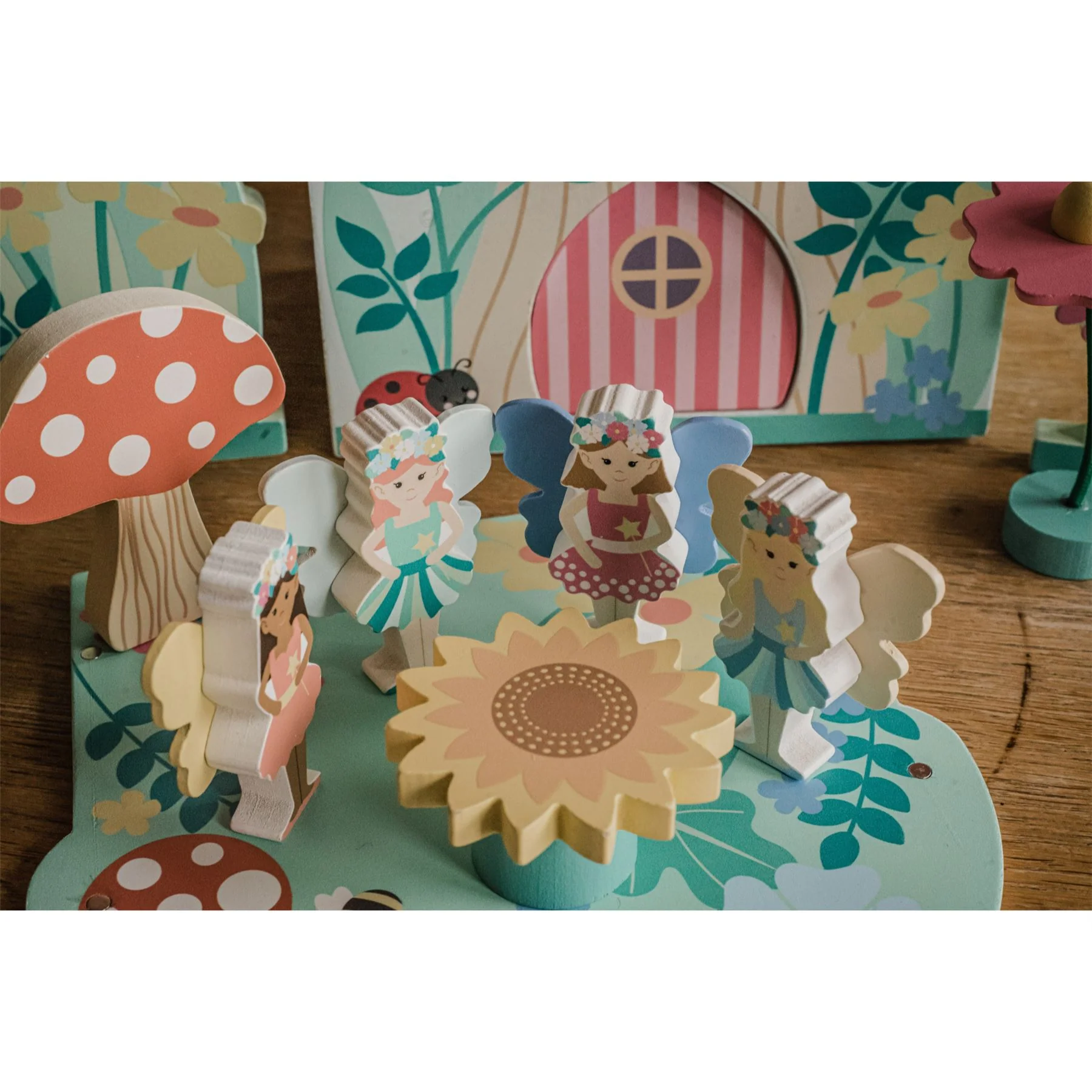 Orange Tree Toys Fairy House Wooden Play Set - Image 8