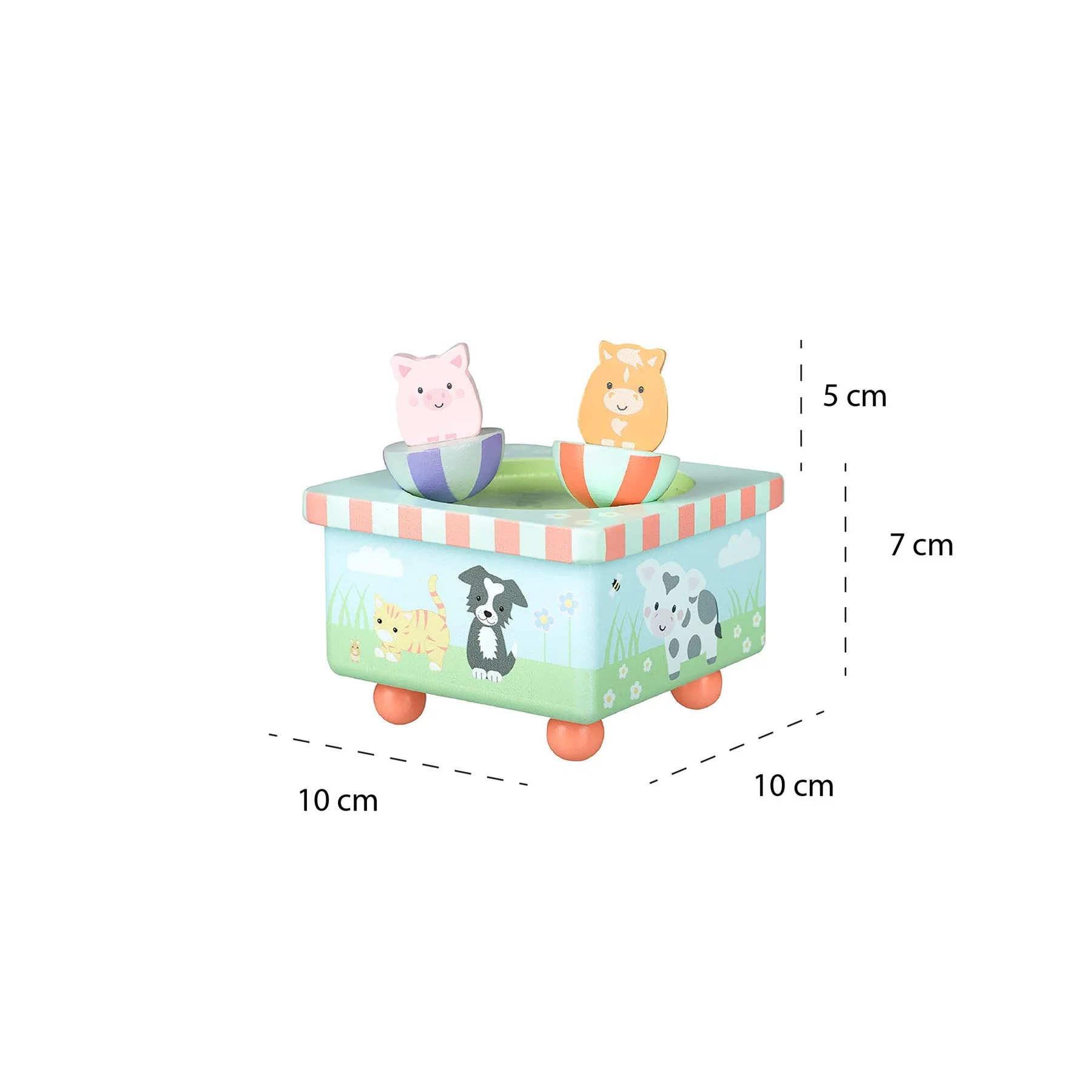 Orange Tree Toys Farmyard Animal Music Box - Image 3