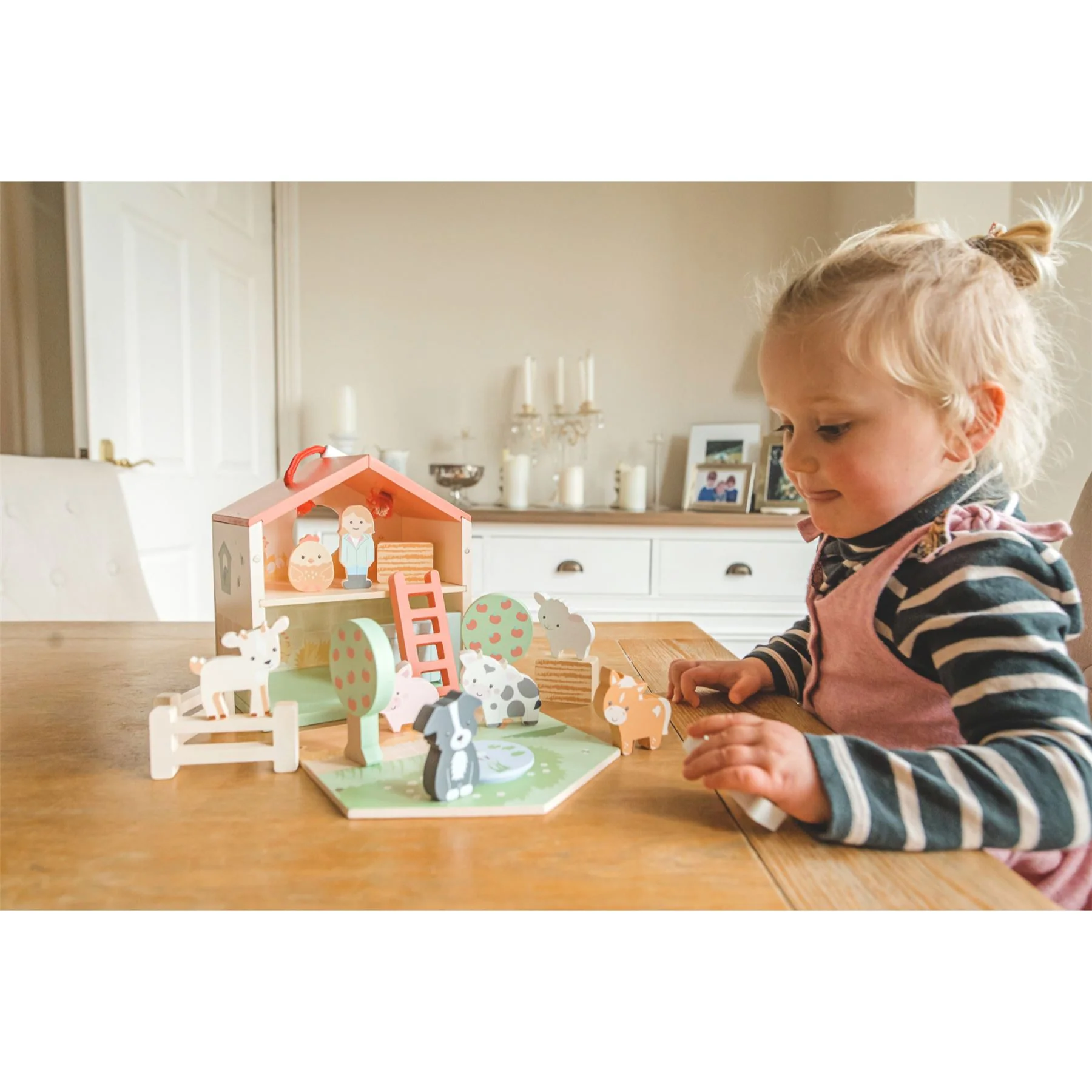 Orange Tree Toys Farmyard Wooden Play Set - Image 10