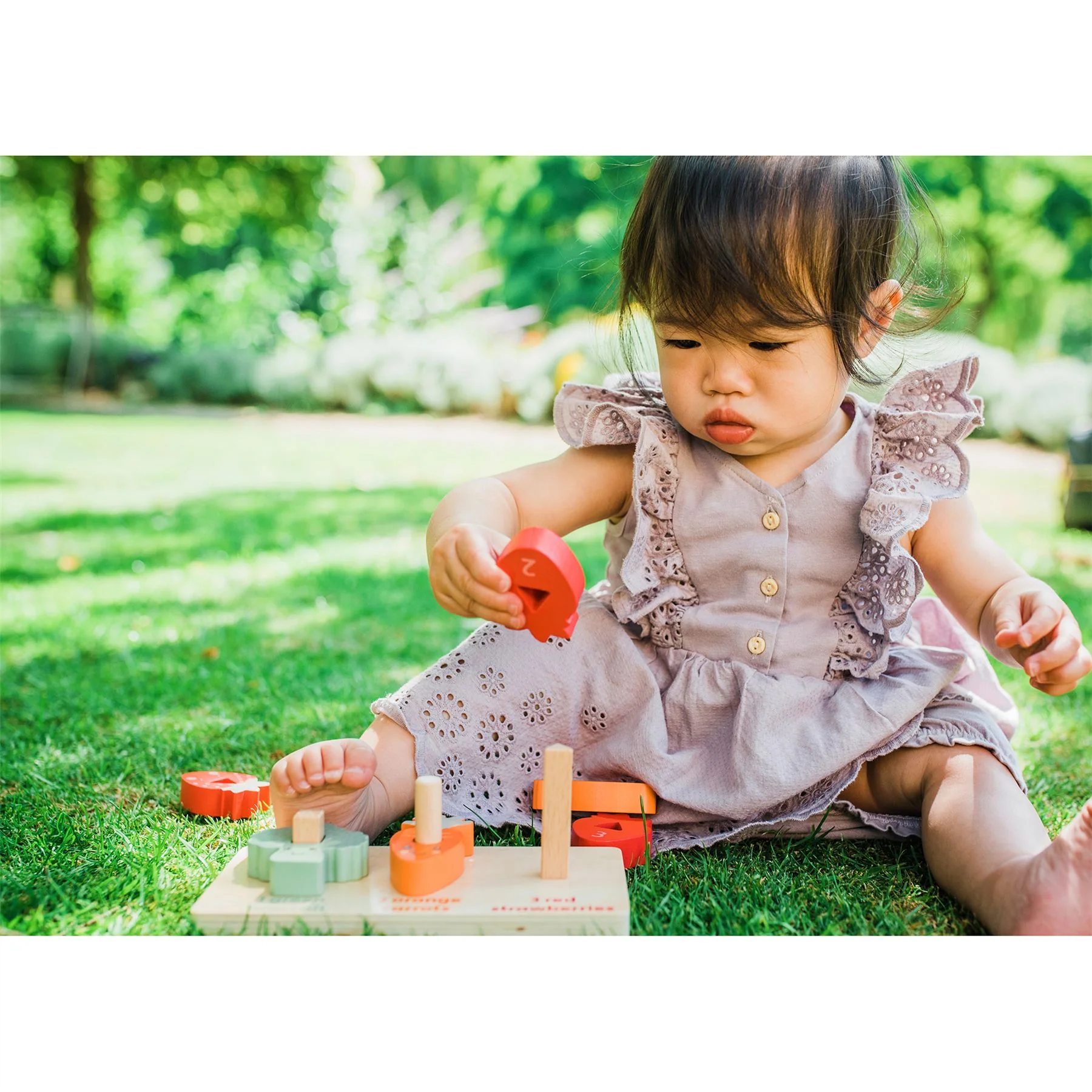 Orange Tree Toys Learn To Count Wooden Counting Veggies - Image 7
