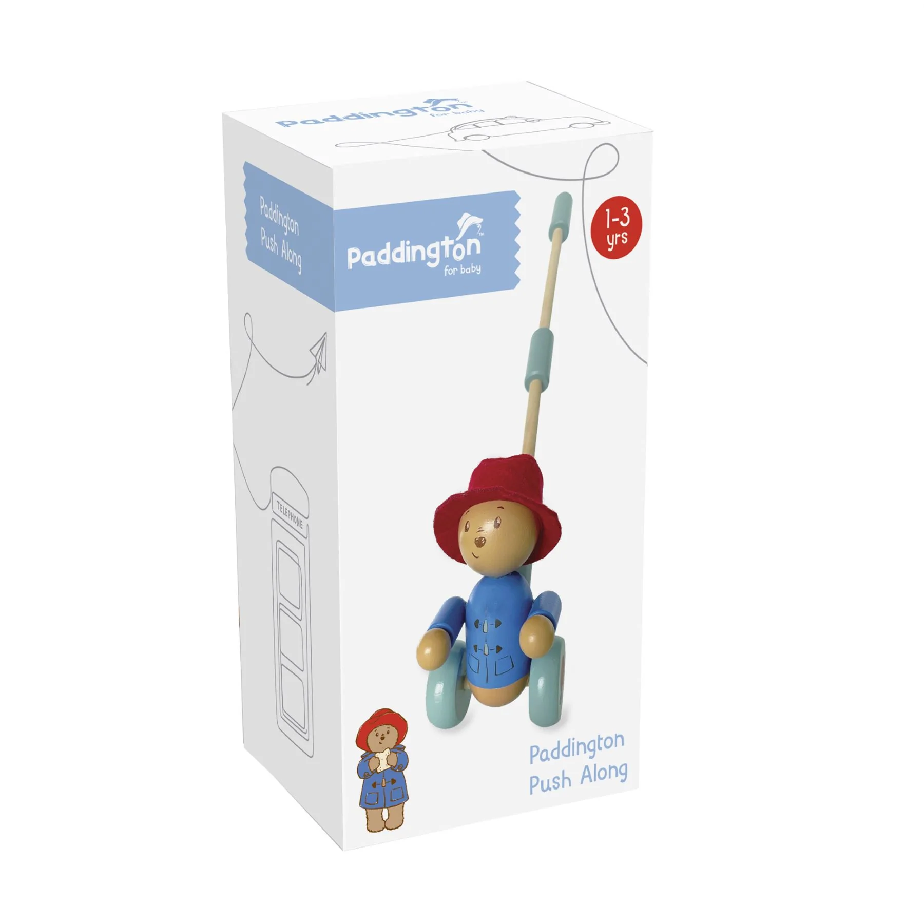 Orange Tree Toys Paddington Push Along - Image 2