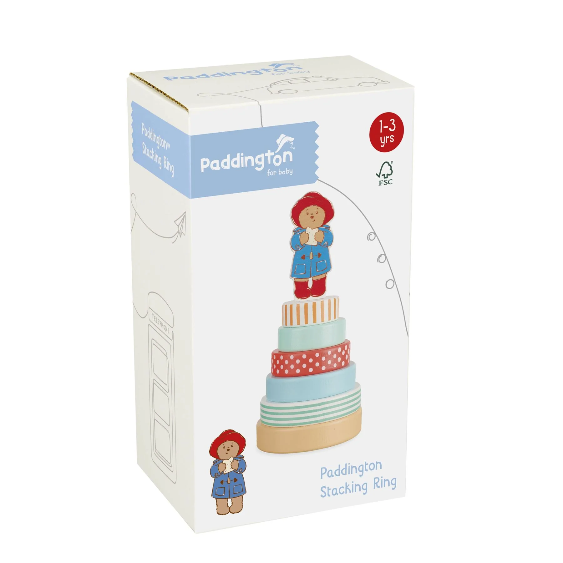 Orange Tree Toys Paddington Stacking Ring - Image 3