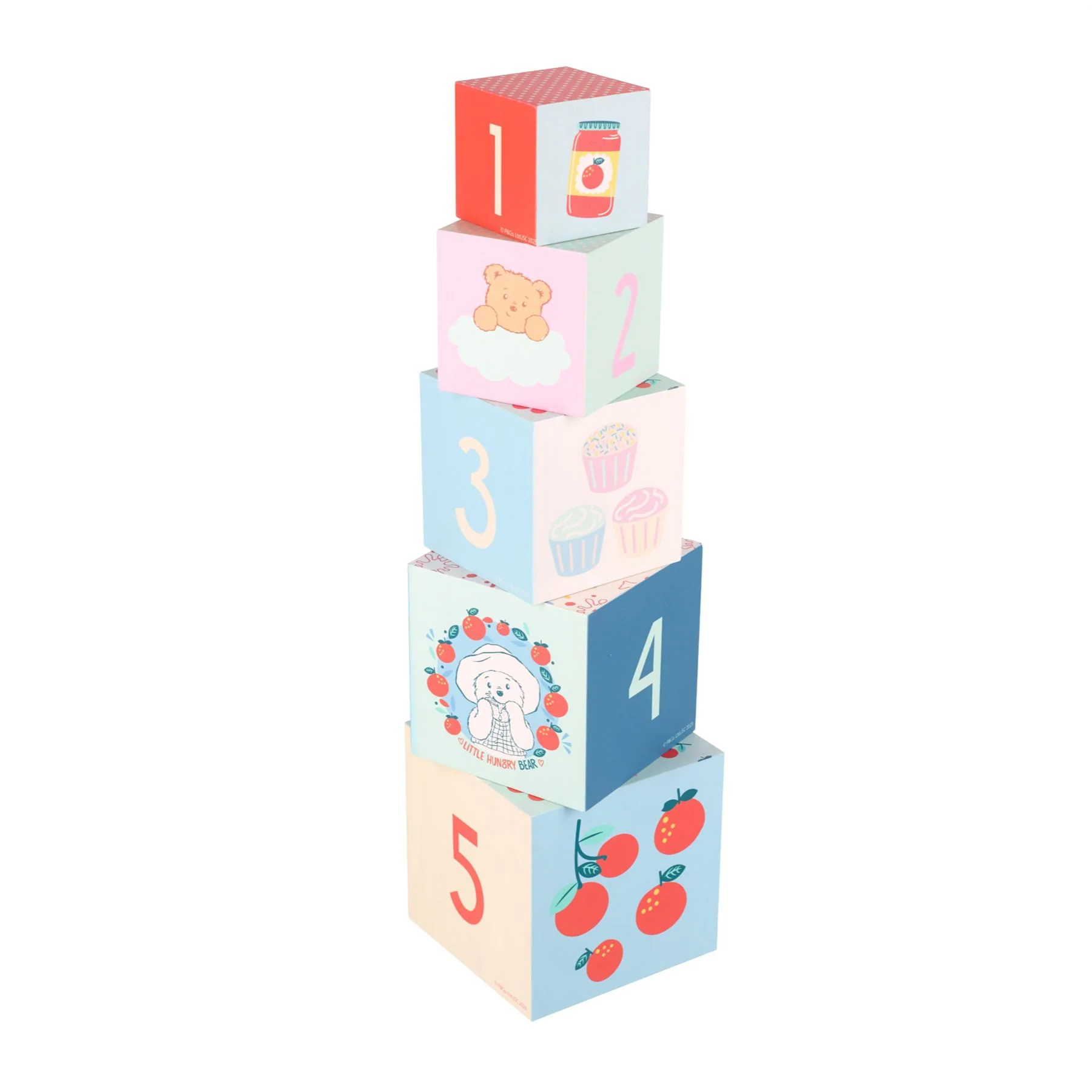 Orange Tree Toys Paddington Wooden Stacking Cubes - Image 7