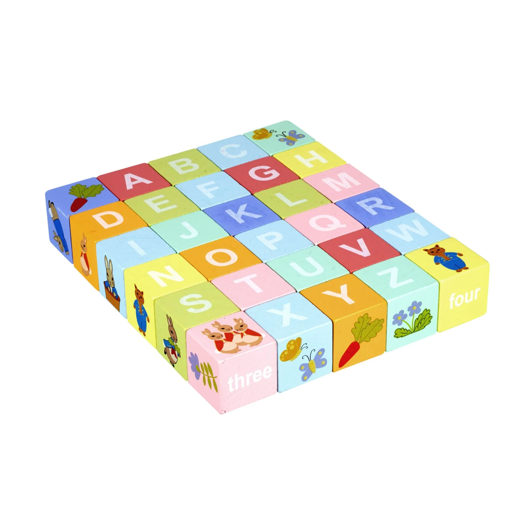 Orange Tree Toys Peter Rabbit Baby Walker With Blocks Trolley - Image 4