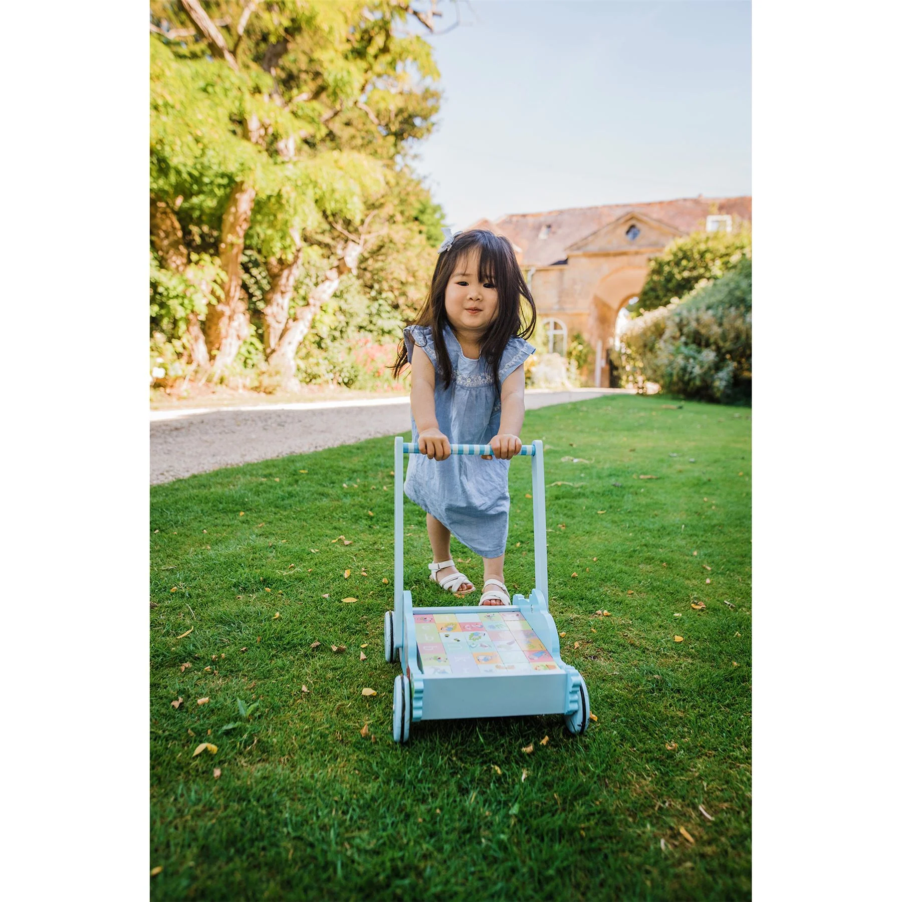 Orange Tree Toys Peter Rabbit Baby Walker With Blocks Trolley - Image 7