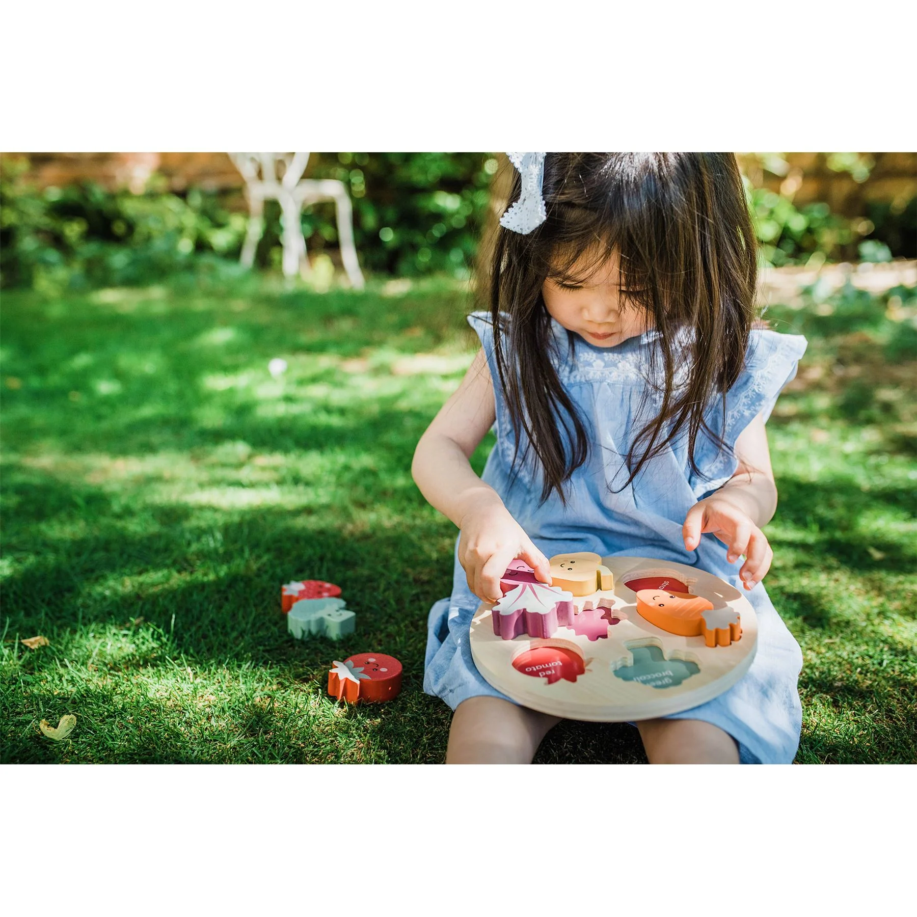 Orange Tree Toys Spring Garden Happy Veggies Puzzle - Image 8