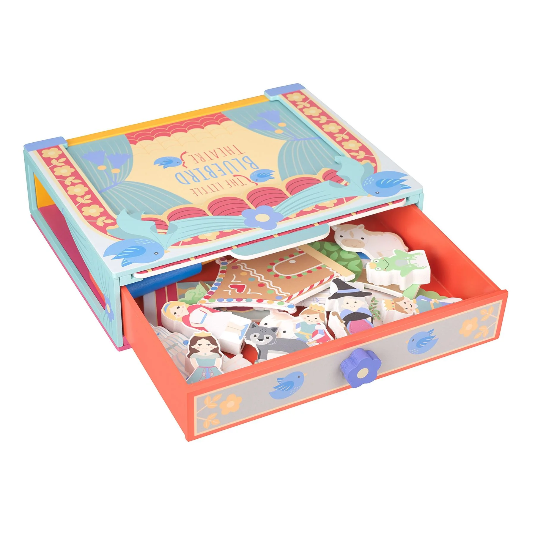 Orange Tree Toys The Little Bluebird Wooden Tabletop Theatre - Image 4