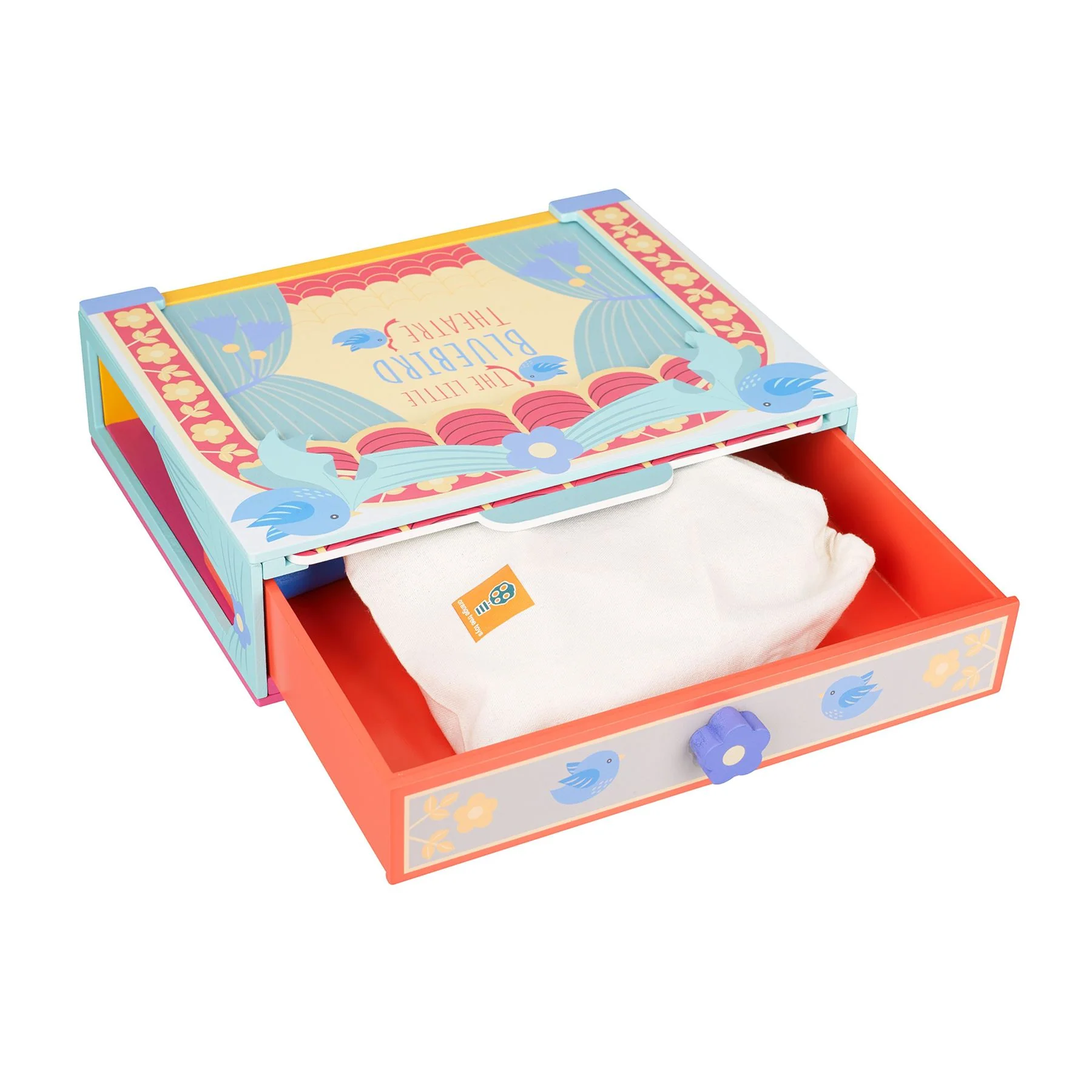 Orange Tree Toys The Little Bluebird Wooden Tabletop Theatre - Image 5