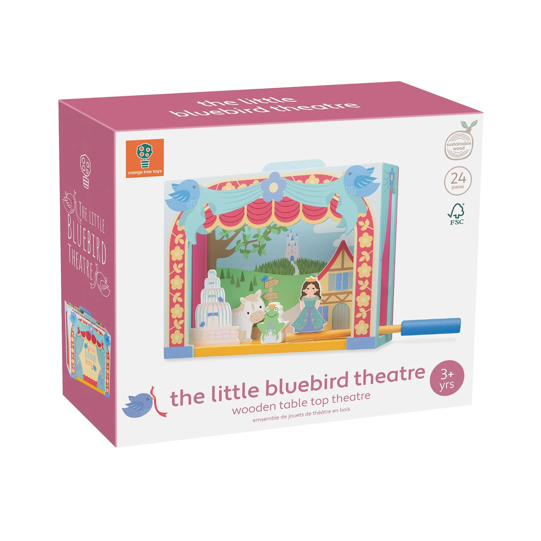 Orange Tree Toys The Little Bluebird Wooden Tabletop Theatre - Image 7