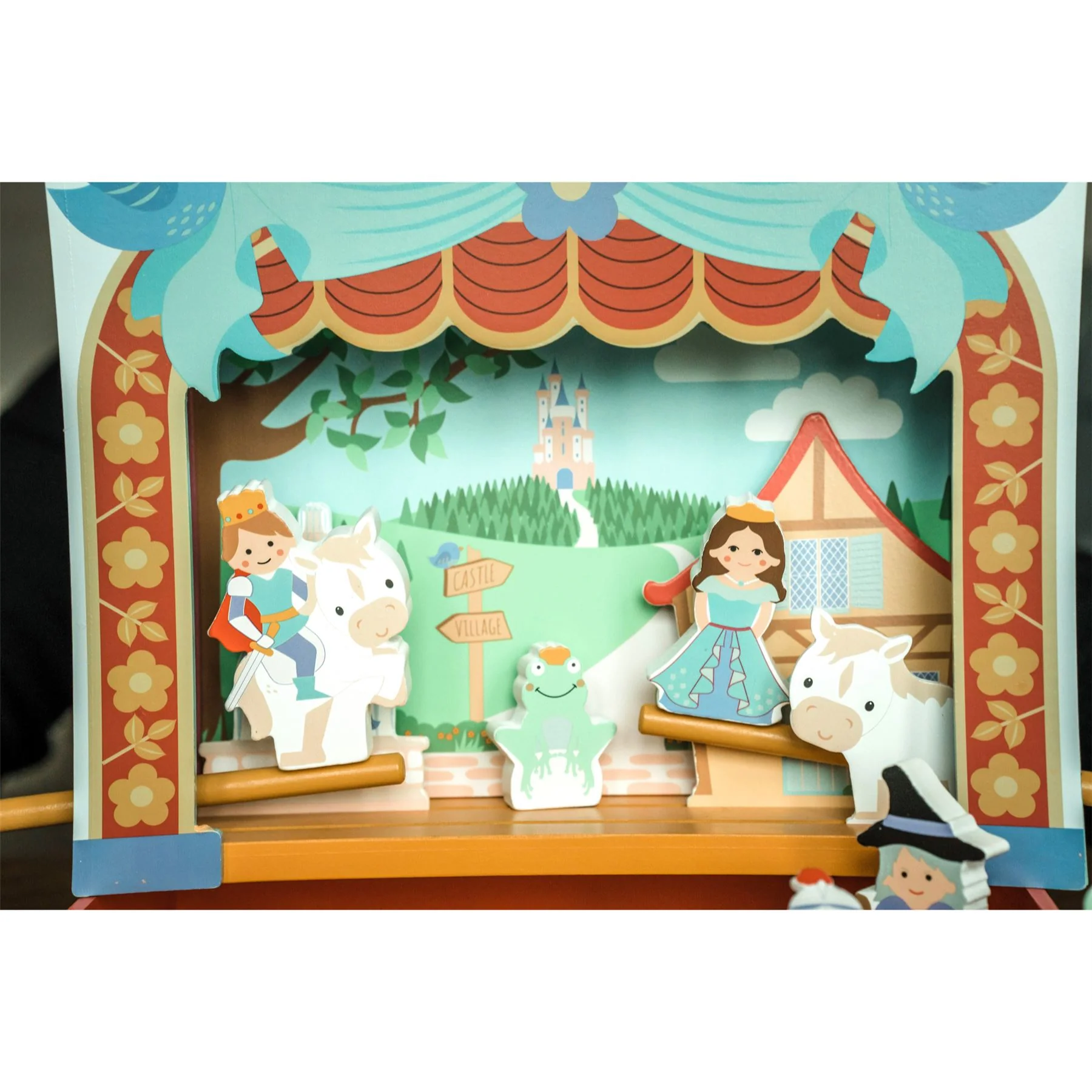 Orange Tree Toys The Little Bluebird Wooden Tabletop Theatre - Image 9