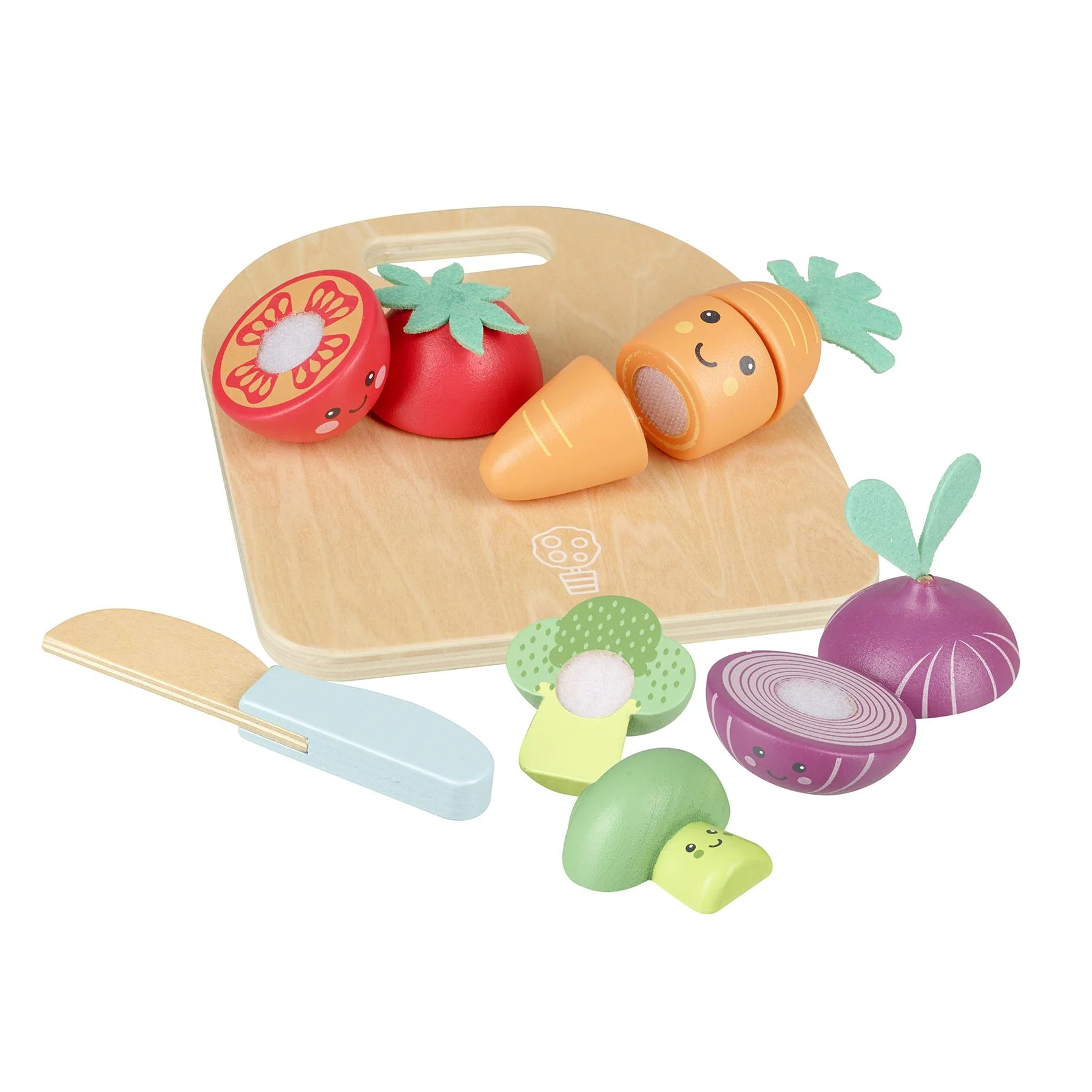 Orange Tree Toys Wooden Happy Veggies Cutting Veg - Image 3