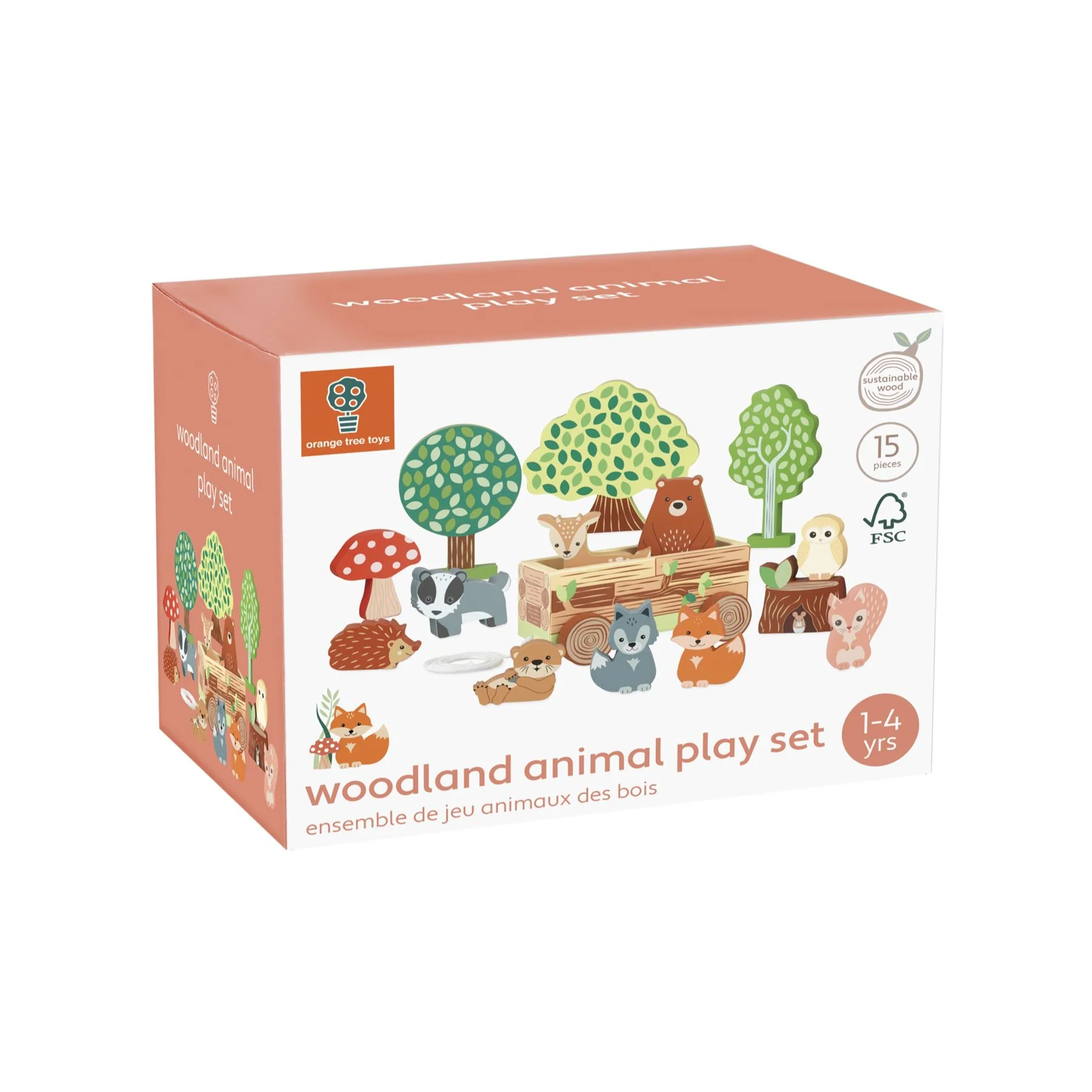 Orange Tree Toys Wooden Woodland Play Set - Image 3