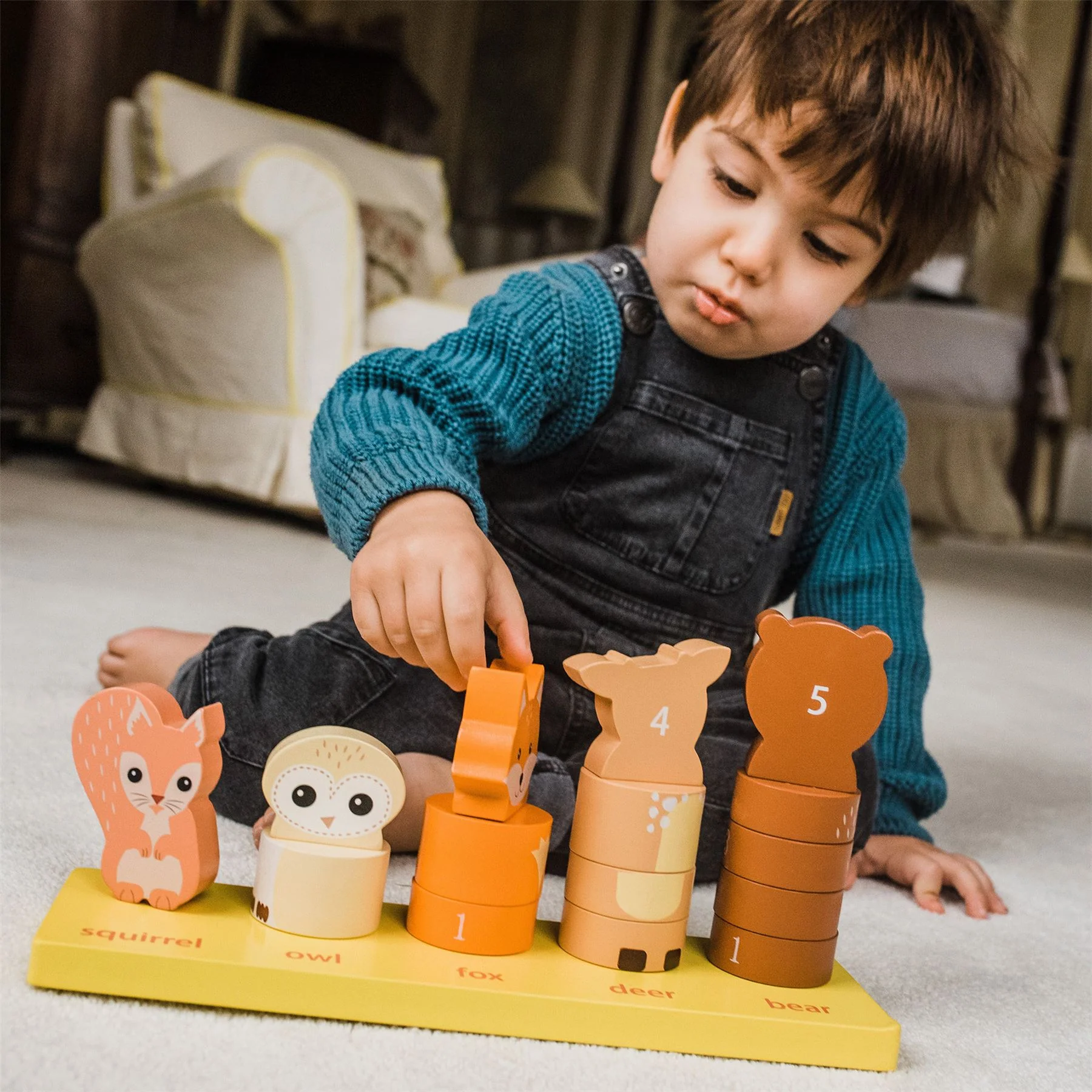 Orange Tree Toys Woodland Animal Counting Game - Image 5