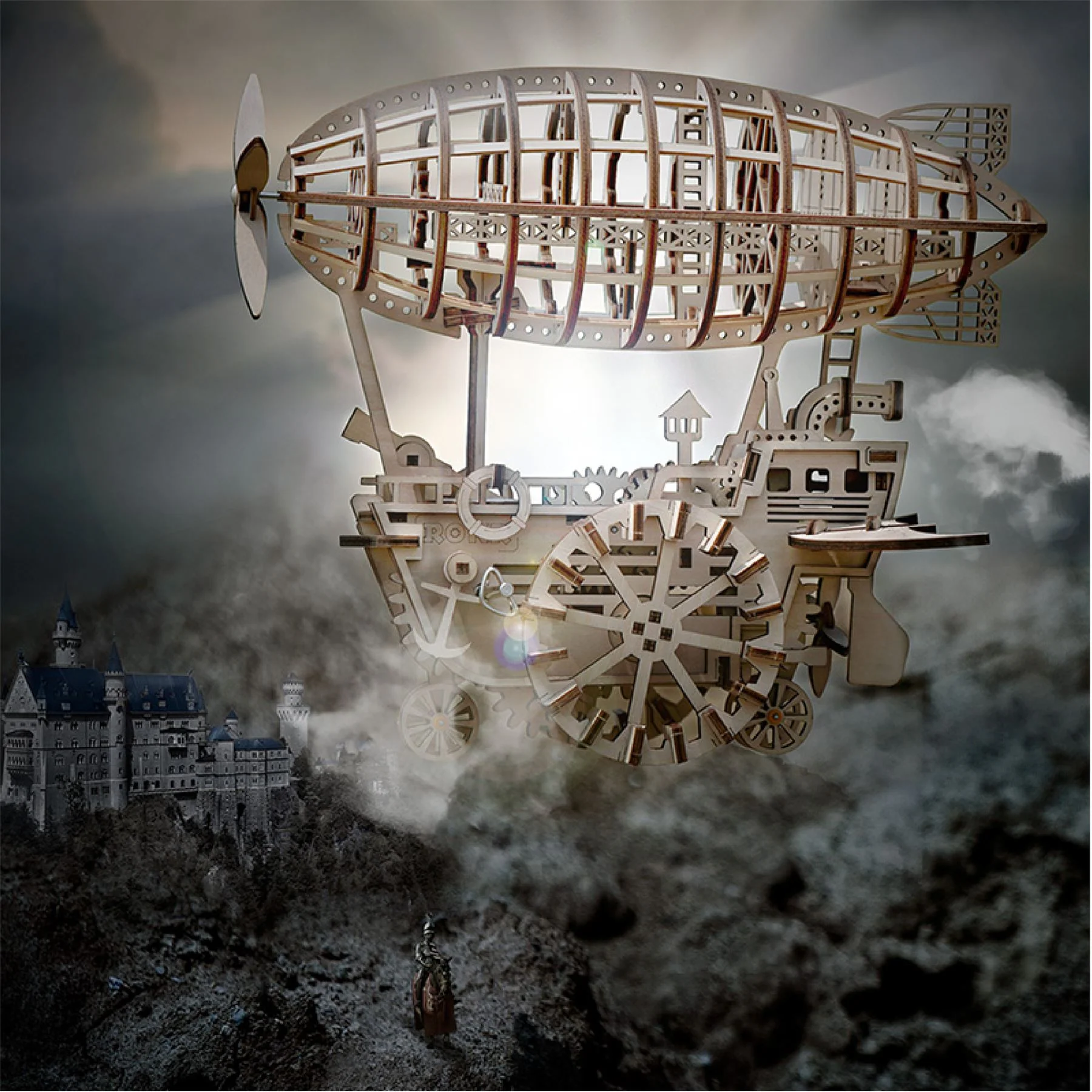 Robotime ROKR Airship Building Kit - Image 7