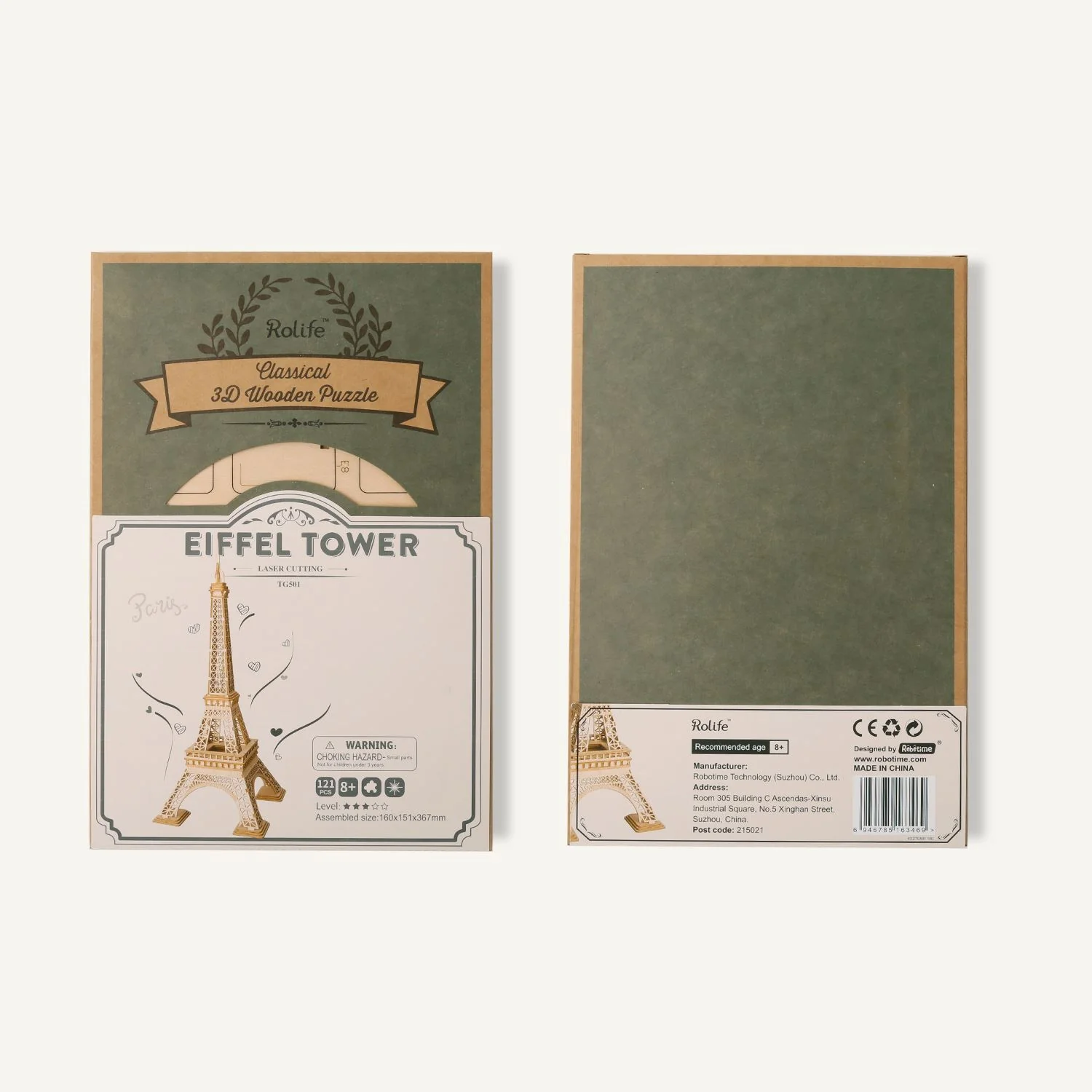 Robotime Rolife Eiffel Tower Building Kit - Image 5