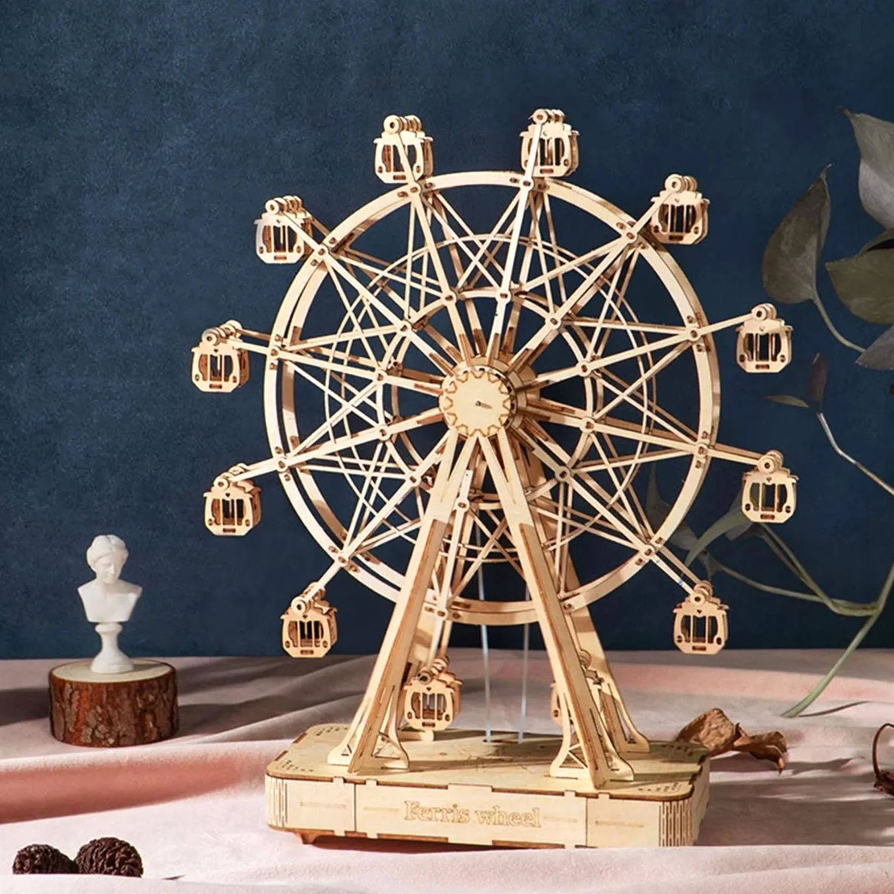 Robotime Rolife Ferris Wheel Music Box Building Kit - Image 2