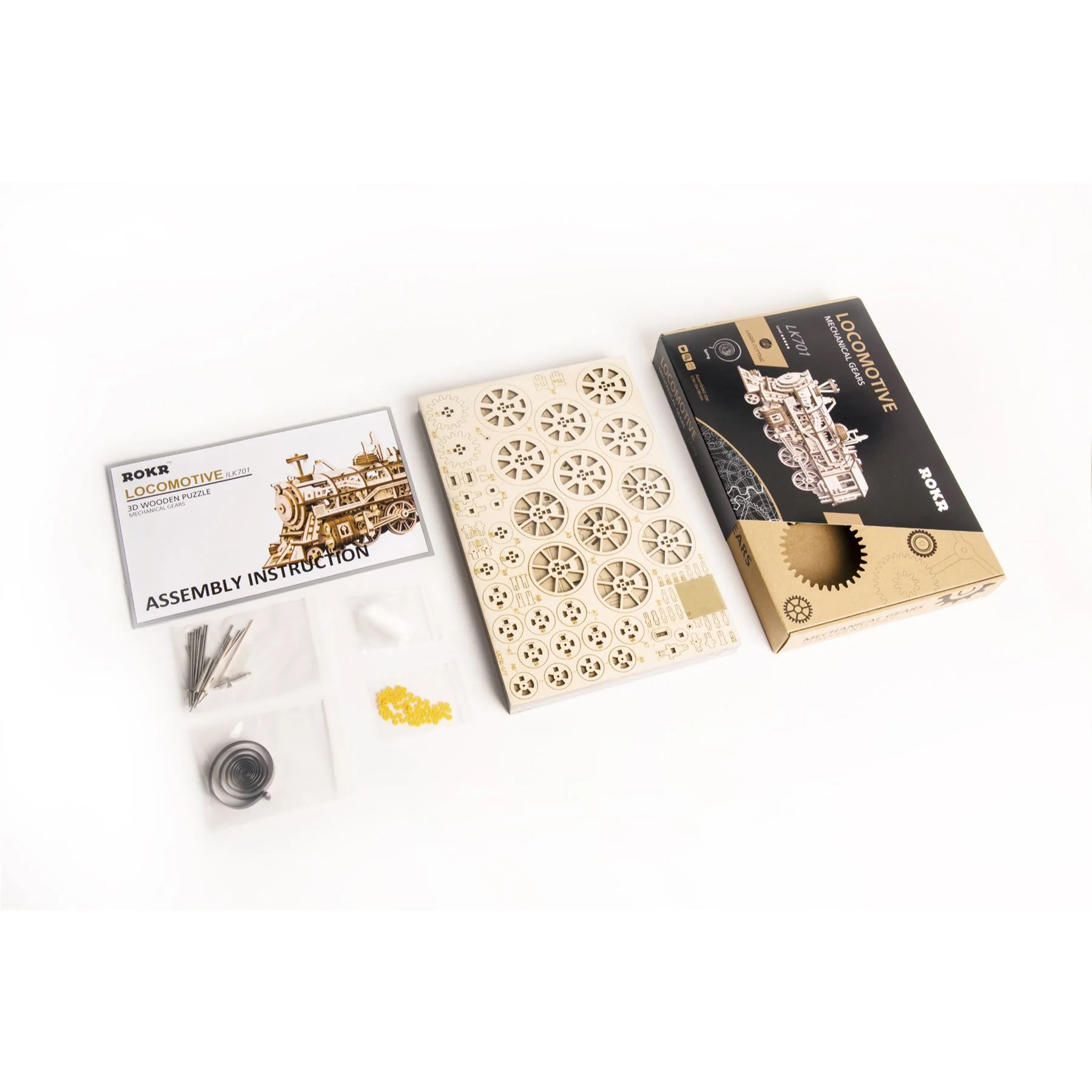 Robotime ROKR Locomotive Building Kit - Image 12